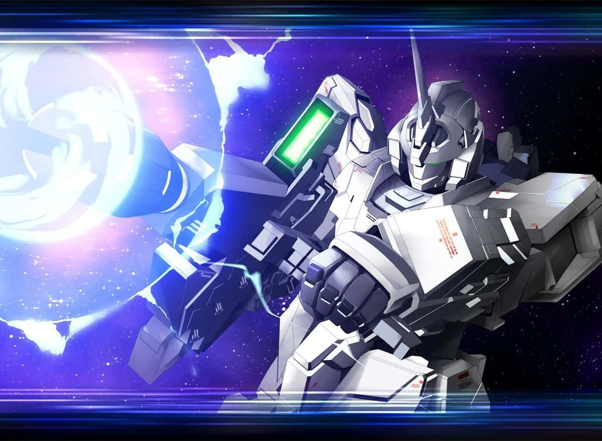 Gundam Unicorn In Battle Stance