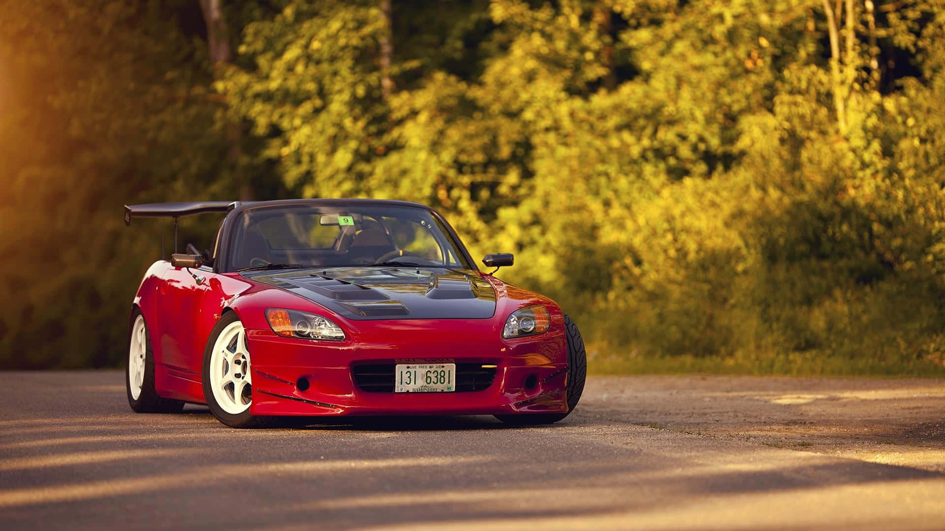 Honda S2000 Red Compact Car