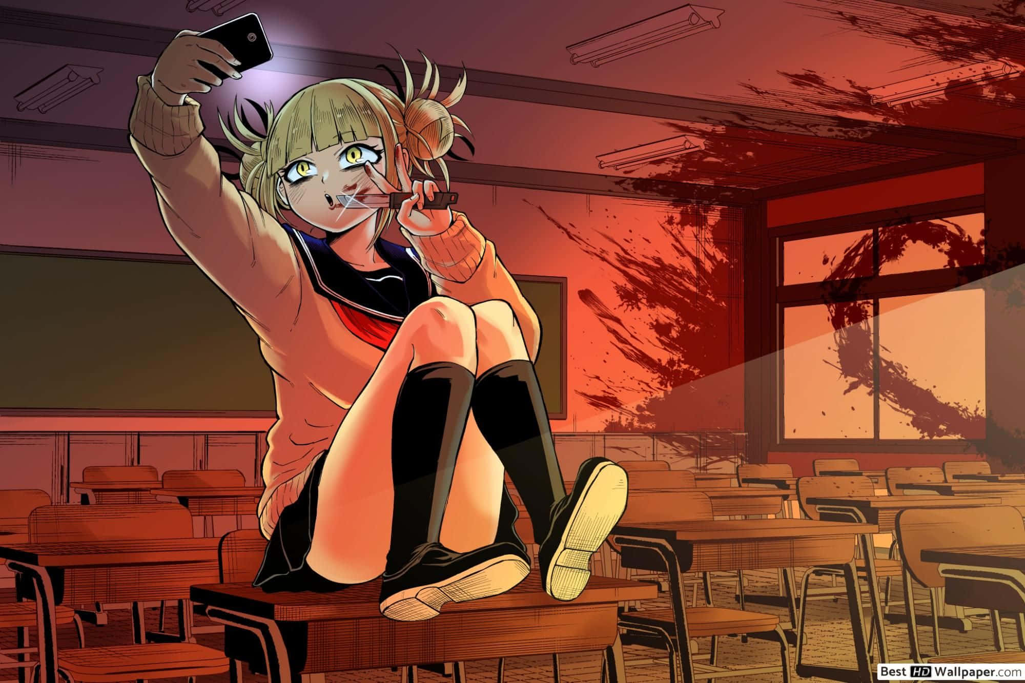 Image Izuku Midoriya Takes On The World With Courage And Determination In Toga Mha.