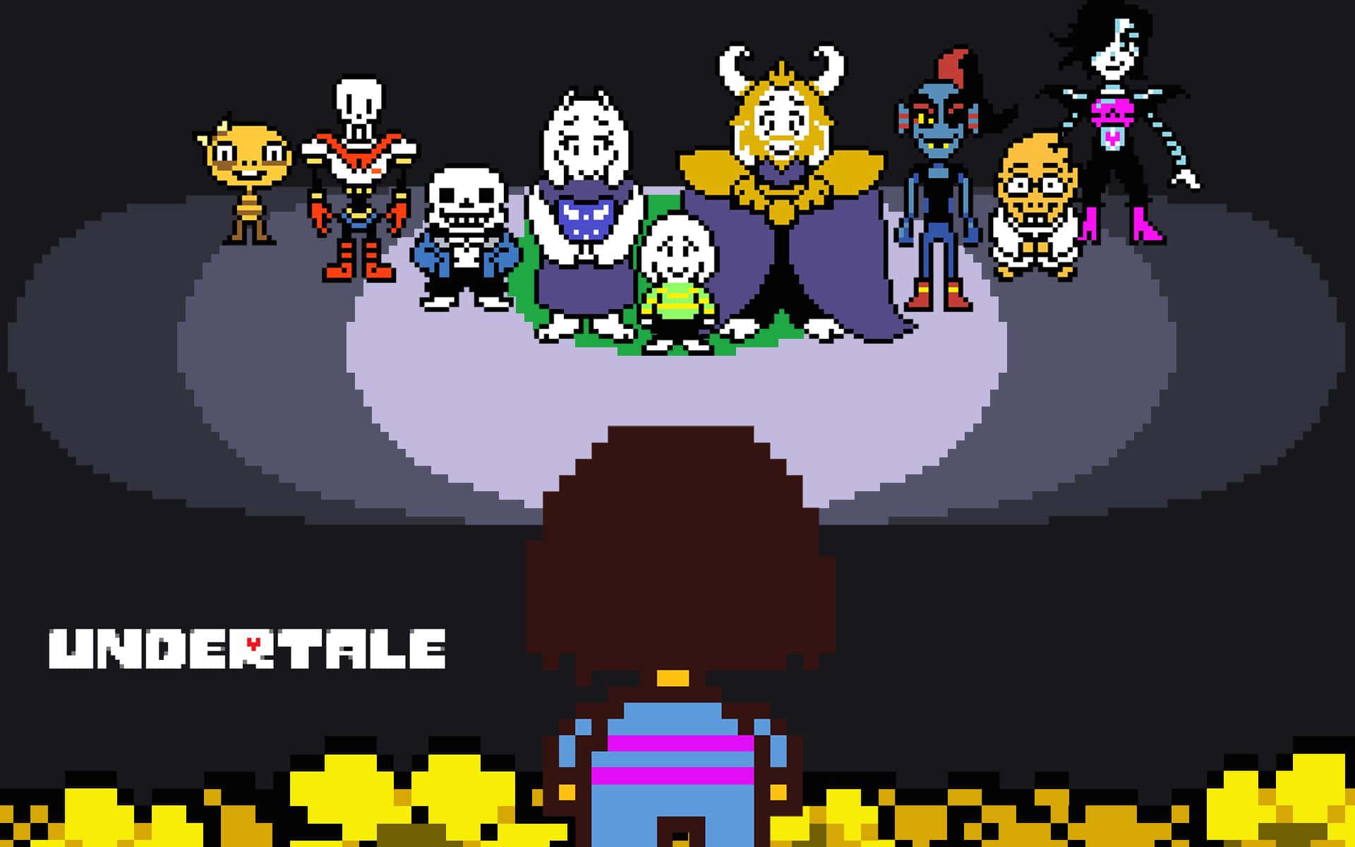 Image Undertale Video Game On Desktop
