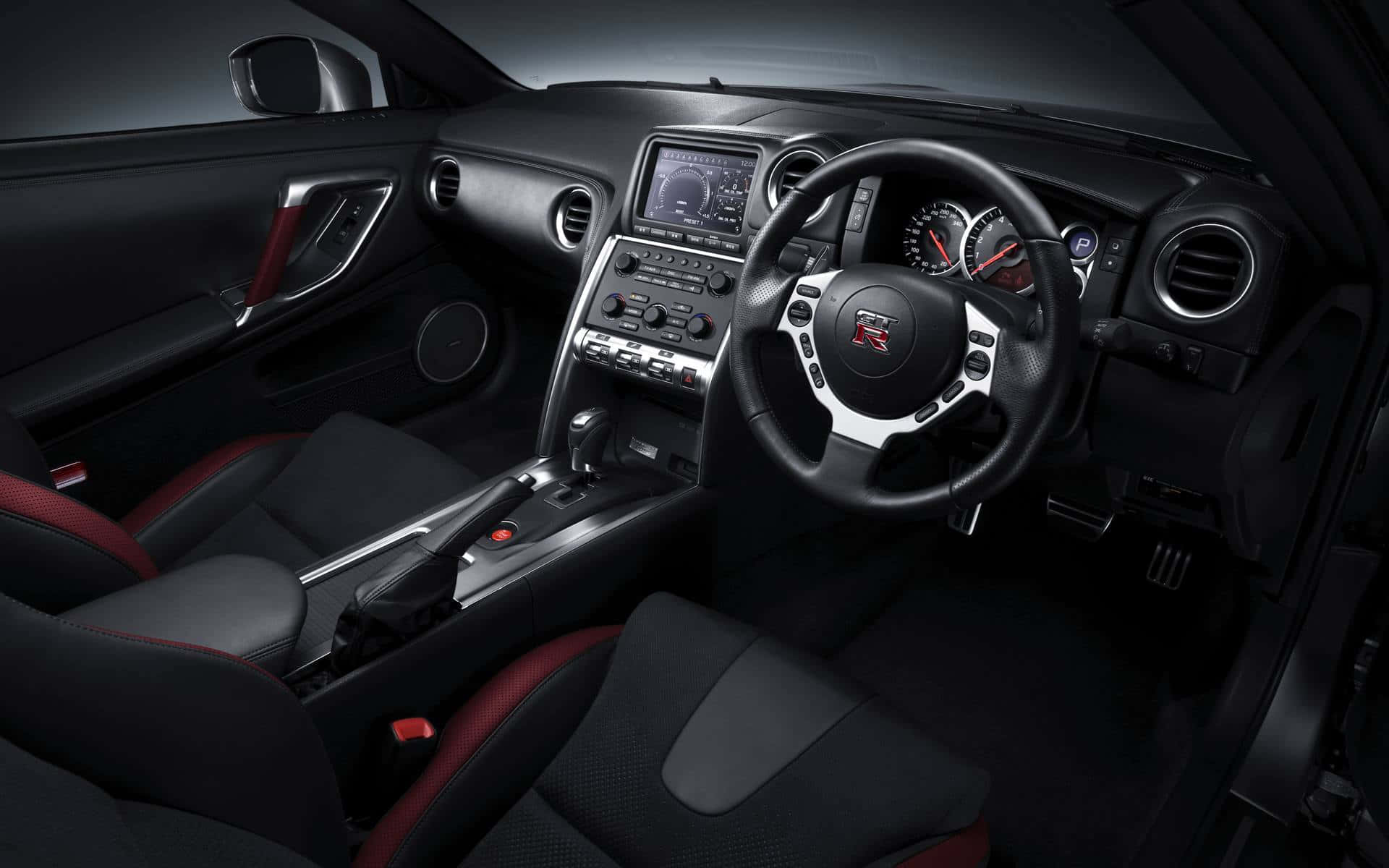 Inside Car All Black