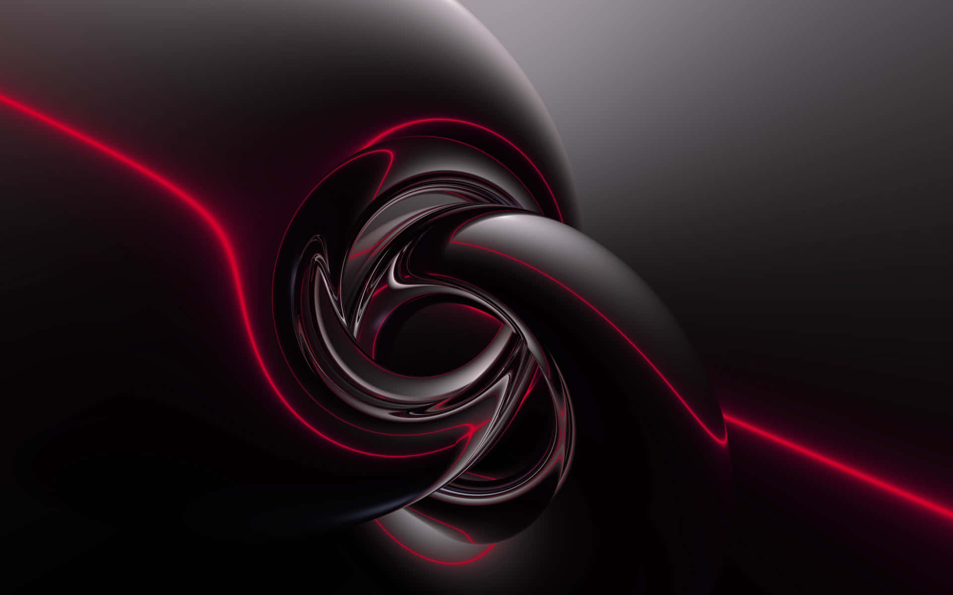 Interweaving Pattern Of Black, White And Red