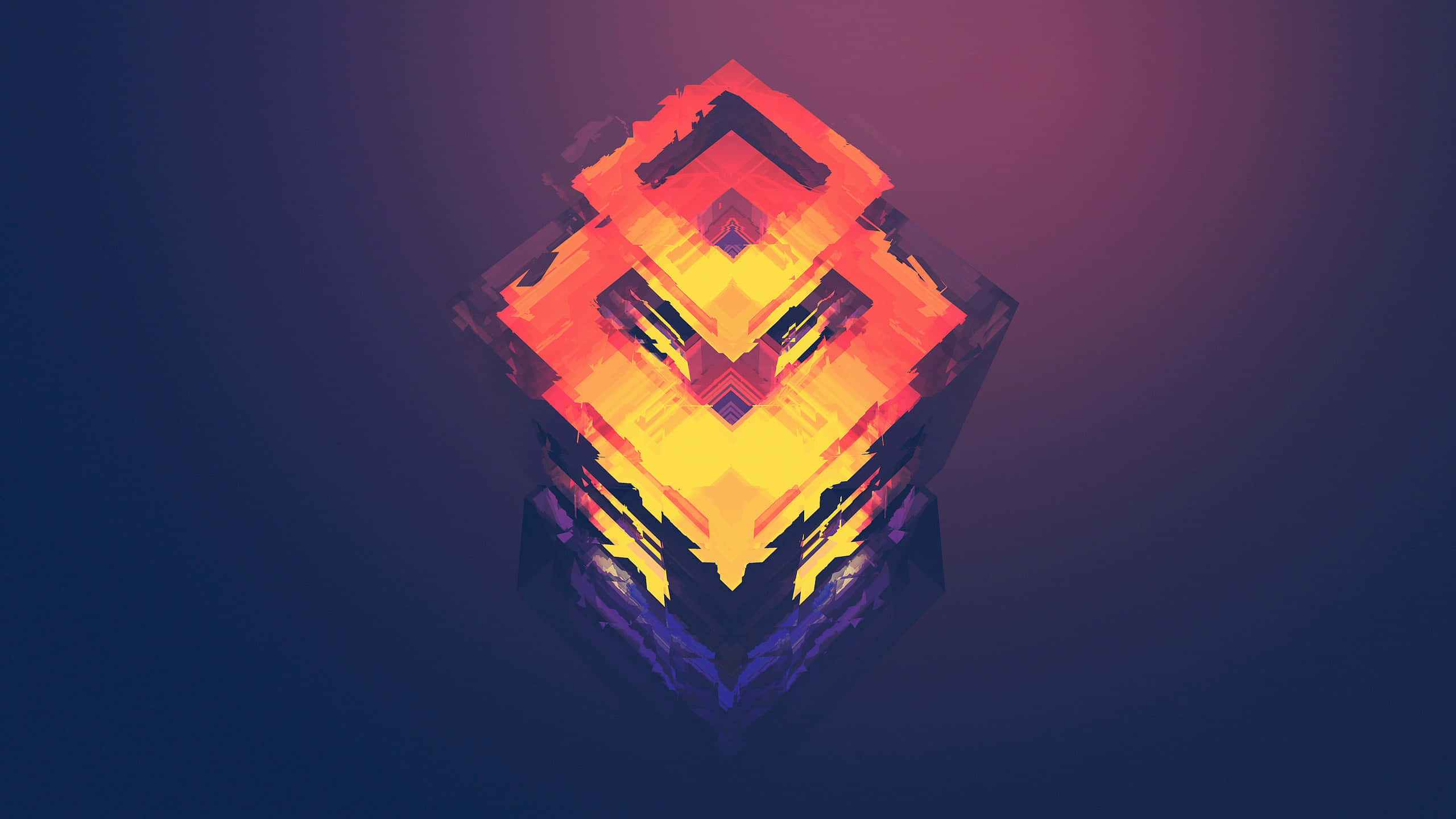 Isometric Minimalist Abstract Desktop