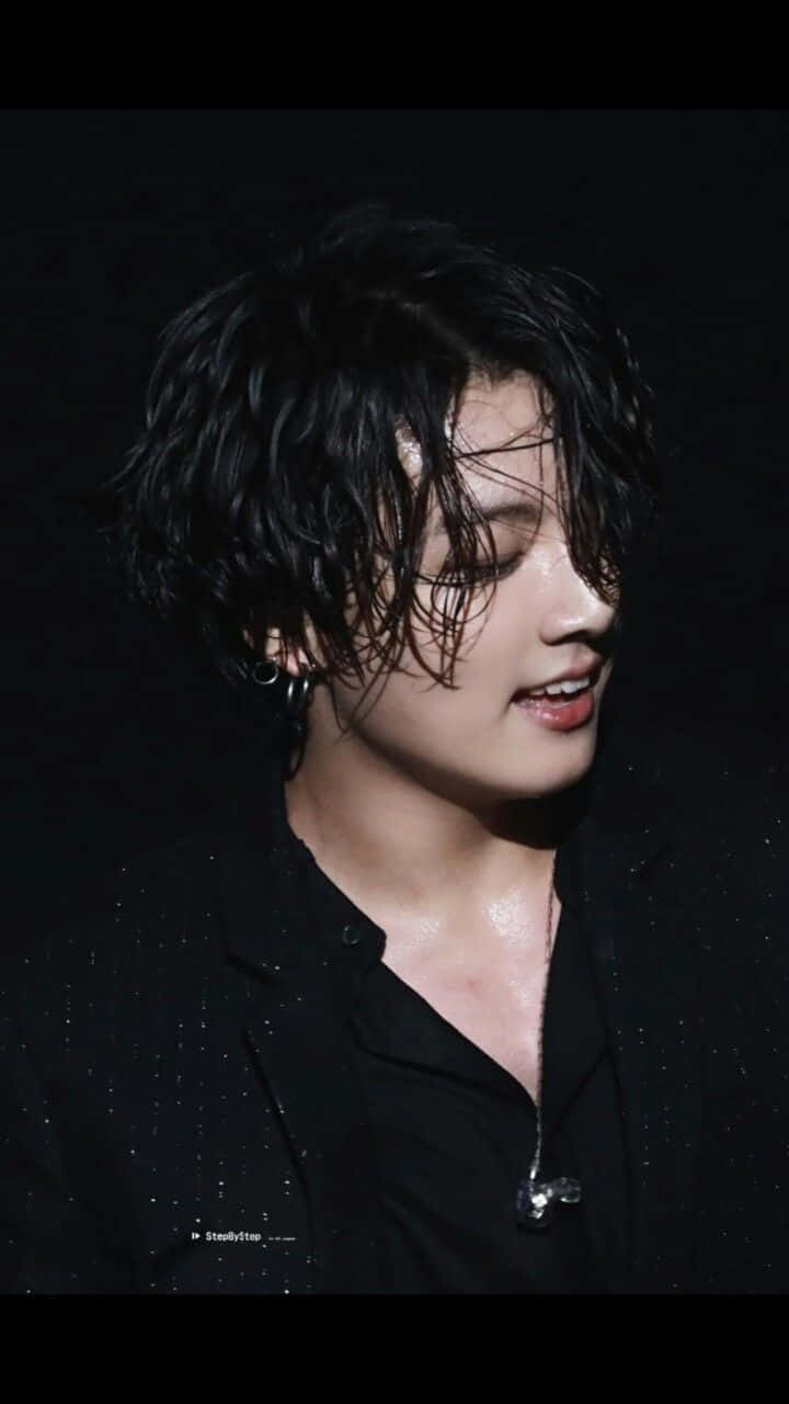 Jungkook From South Korean Boy Band Bts Pictured With Long Hair