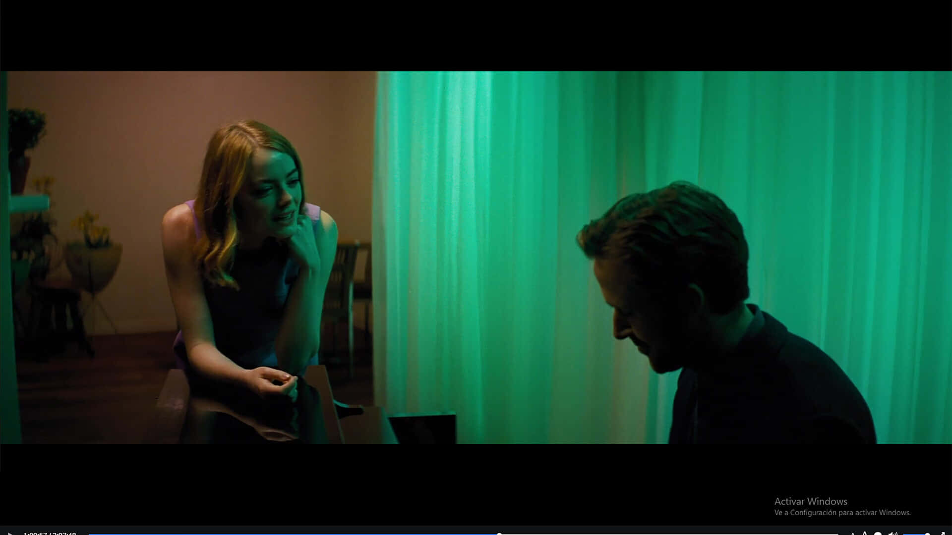 La La Land Mia Looking At Sebastian 4k