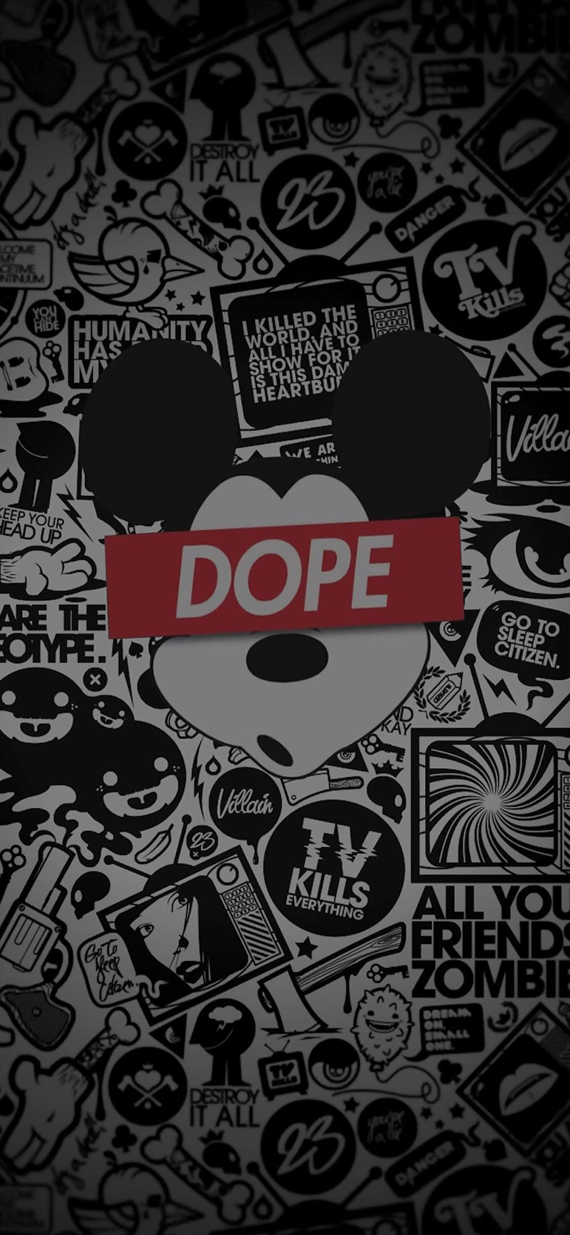 Mickey Mouse Dope Designer Iphone