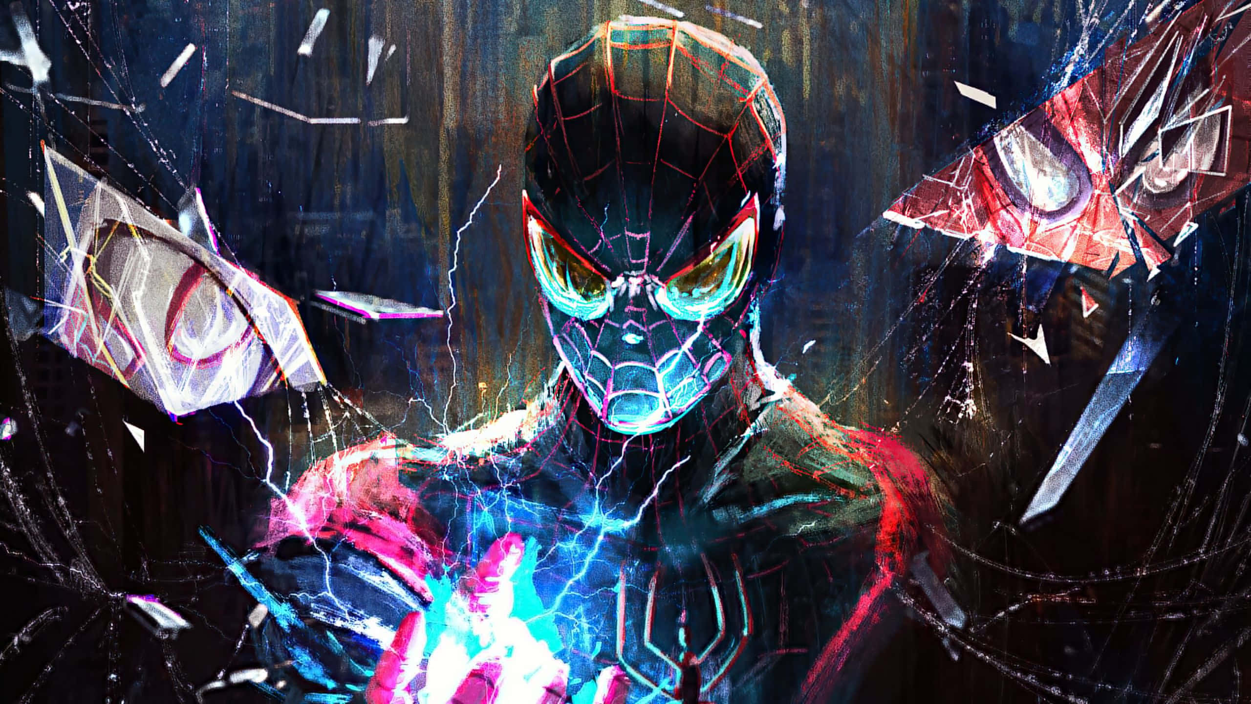 Miles Morales Spiderman Electric Touch4 K