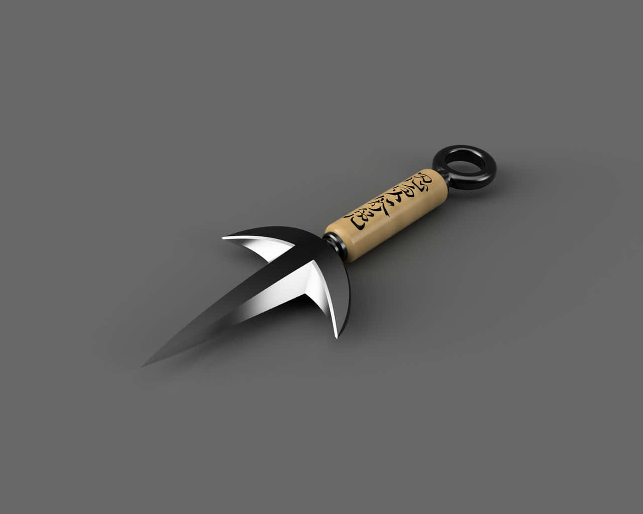 Minato Kunai3 D Render