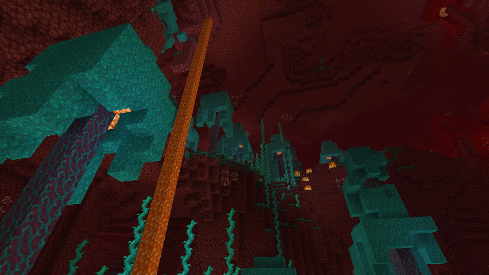 Minecraft_ Nether_ Warped_ Forest_ Biome