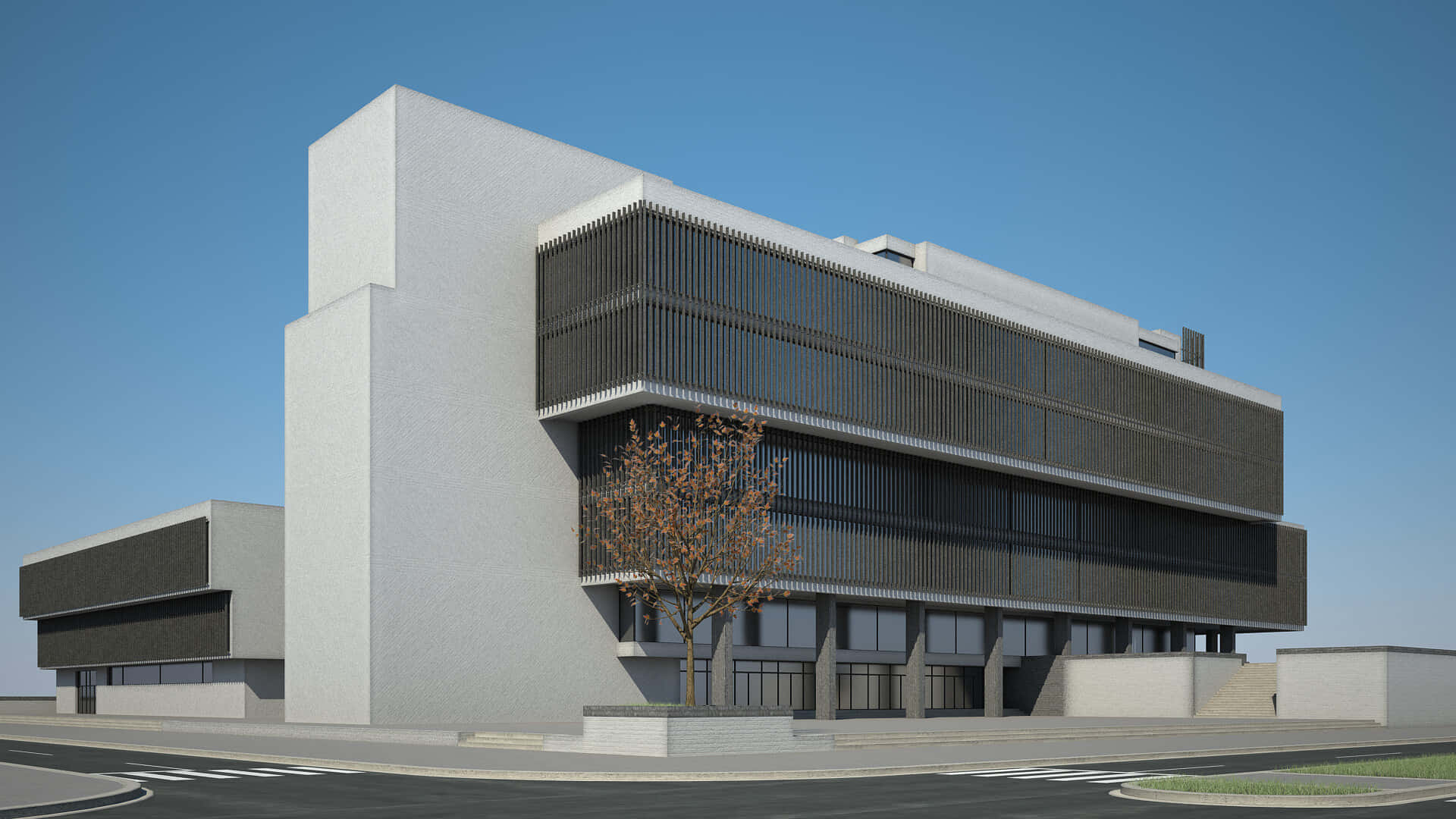 Modern Office Building Exterior Design