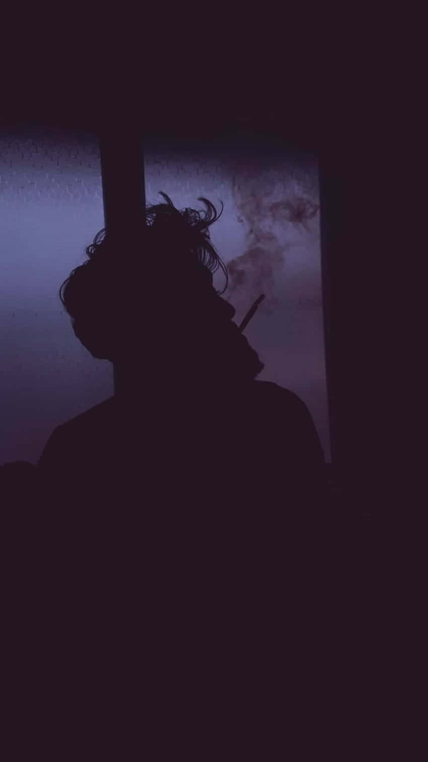 Mysterious Demon Silhouette Smoke