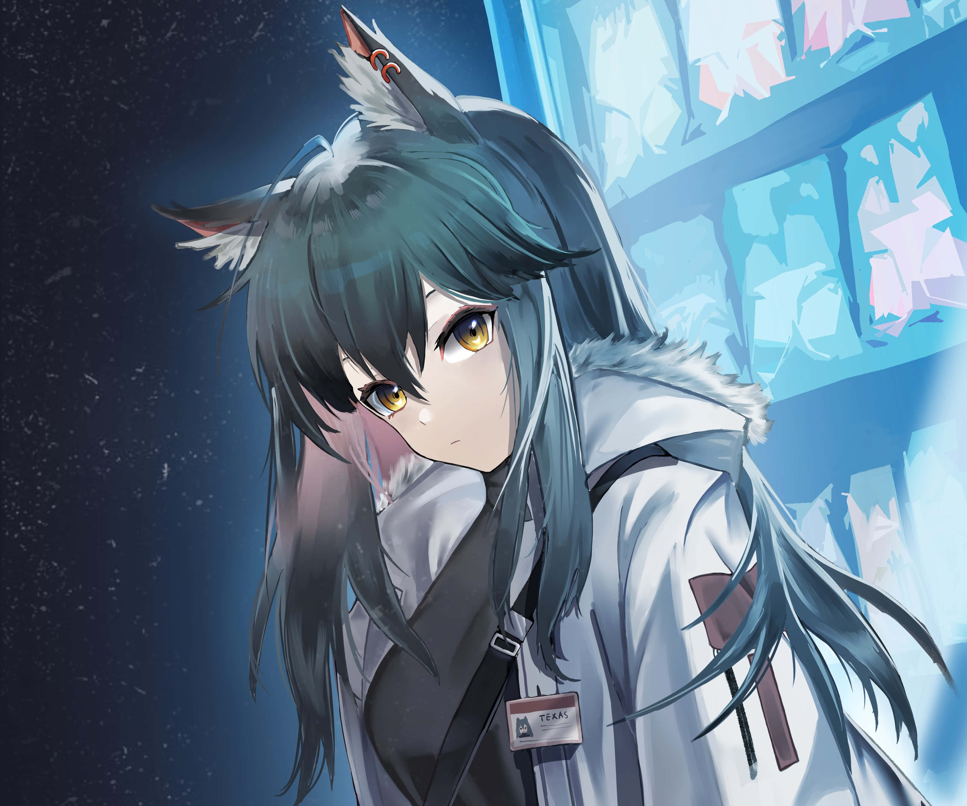 Mystical_ Anime_ Wolf_ Girl