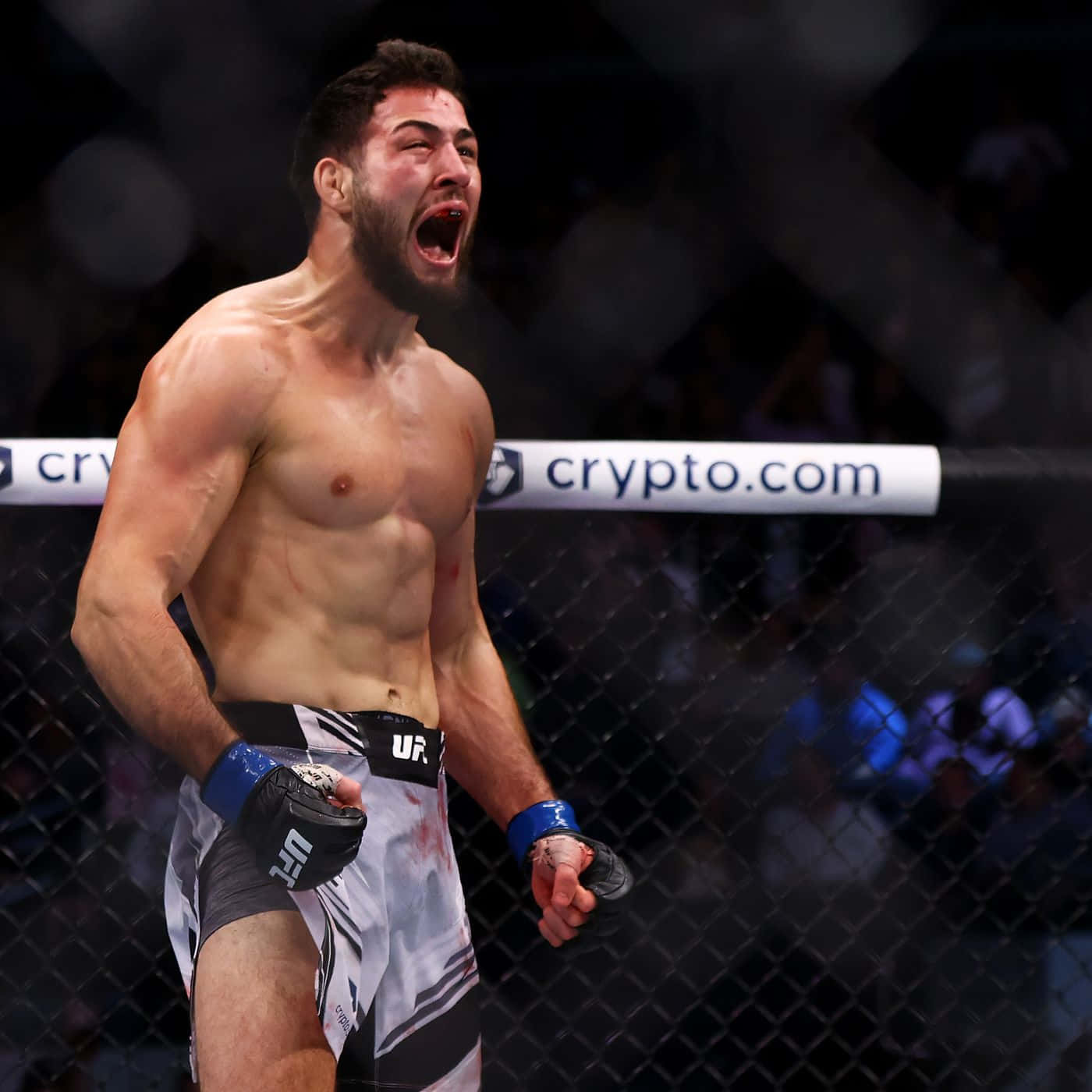 Nassourdine Imavov Shouting Inside The Octagon