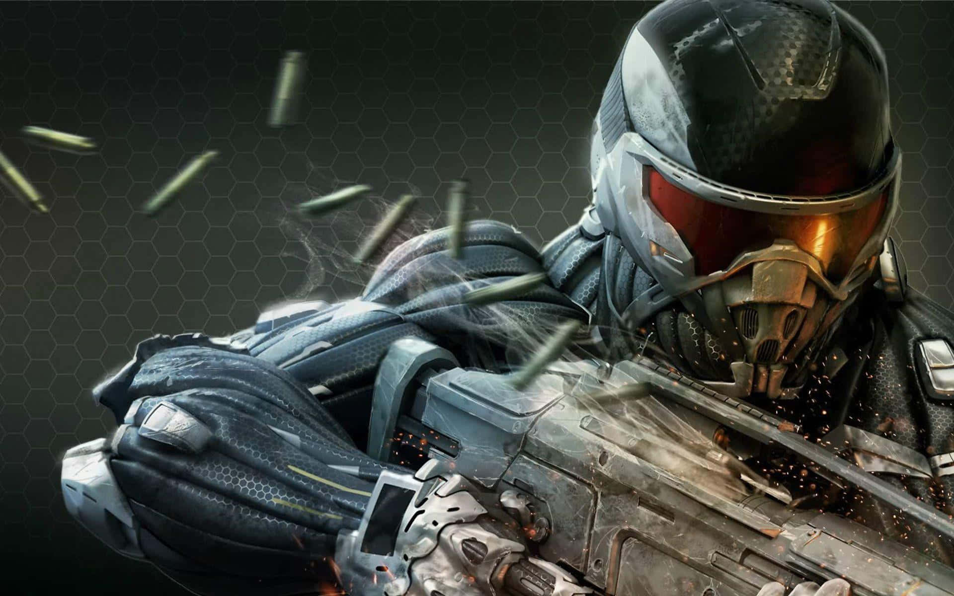 Nomad Discharging His Weapon Crysis Hd