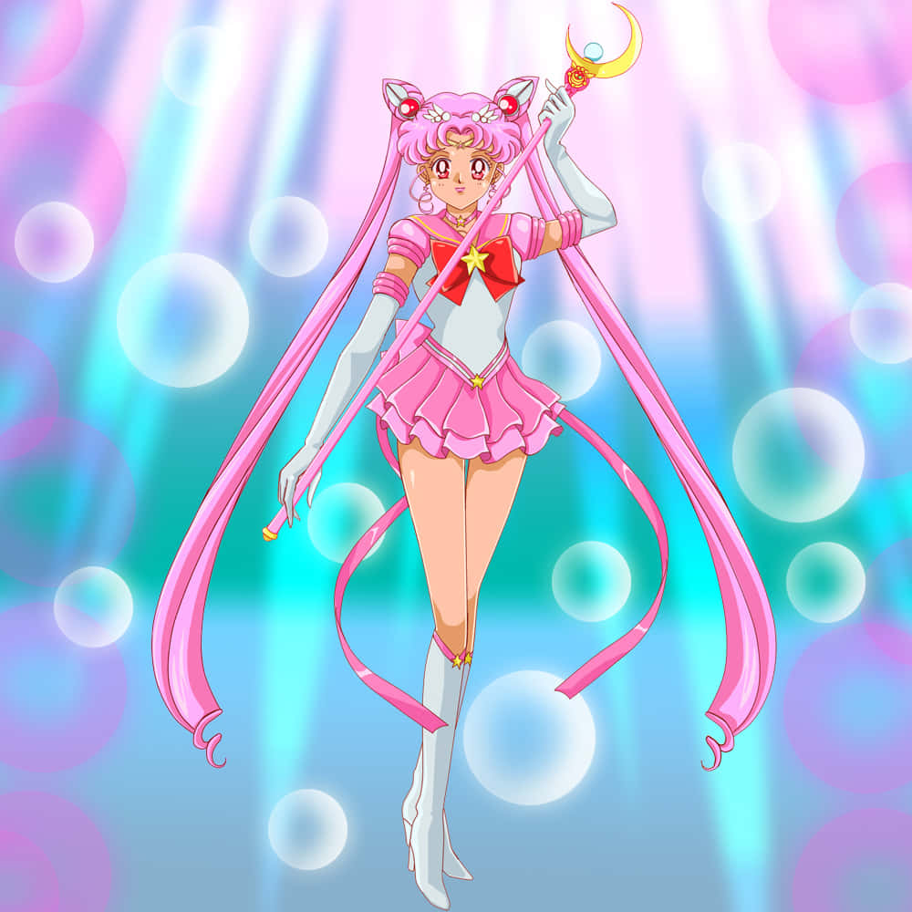 Pink Sailor Moon Standing Pose