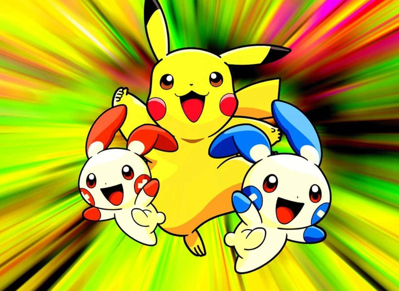 Pokemon Pikachu And Pikachu Hd Wallpaper