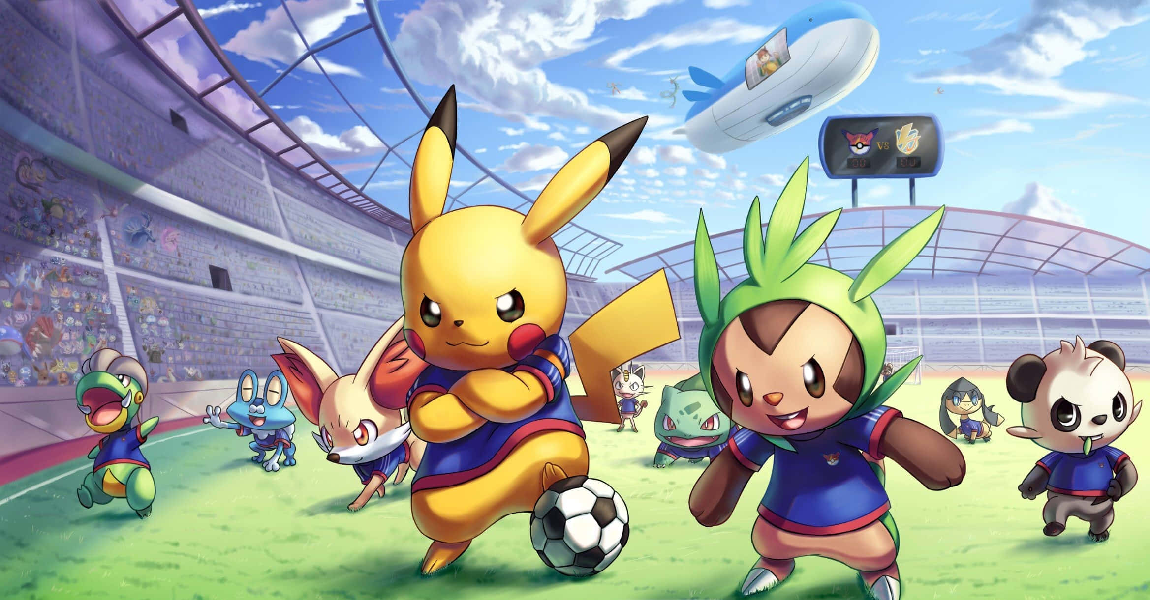 Pokemon Soccer - Psp Wallpaper