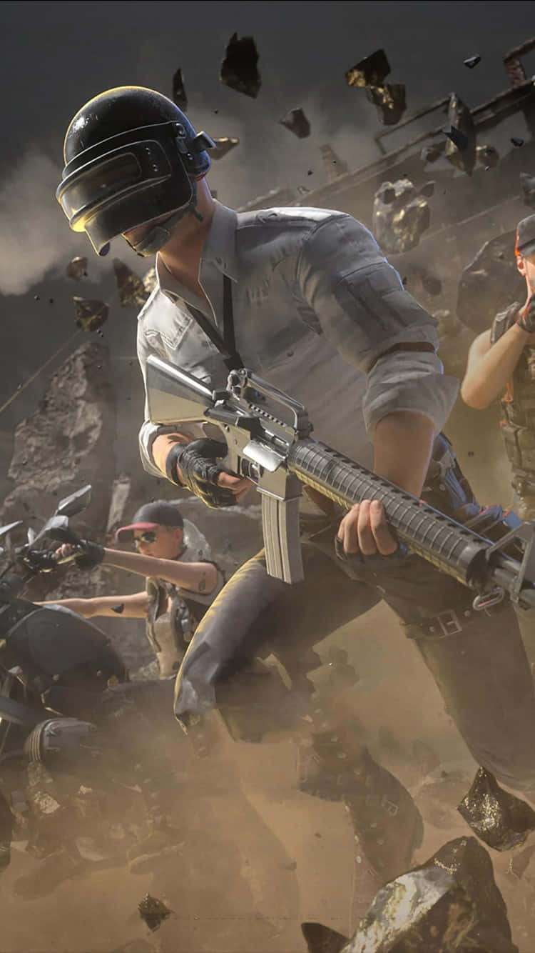 Pubg Mobile - A Group Of Soldiers With Guns