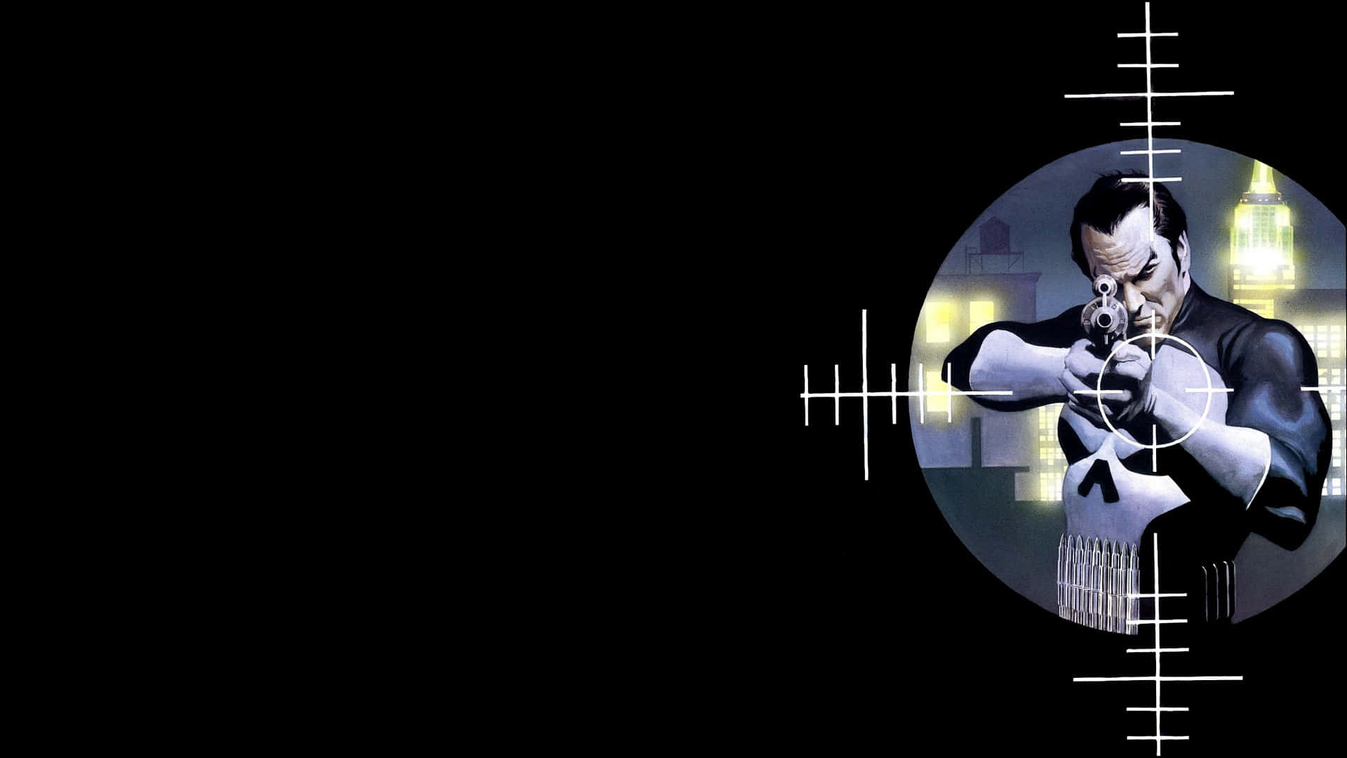 Punisher Comic Book Riffle Desktop