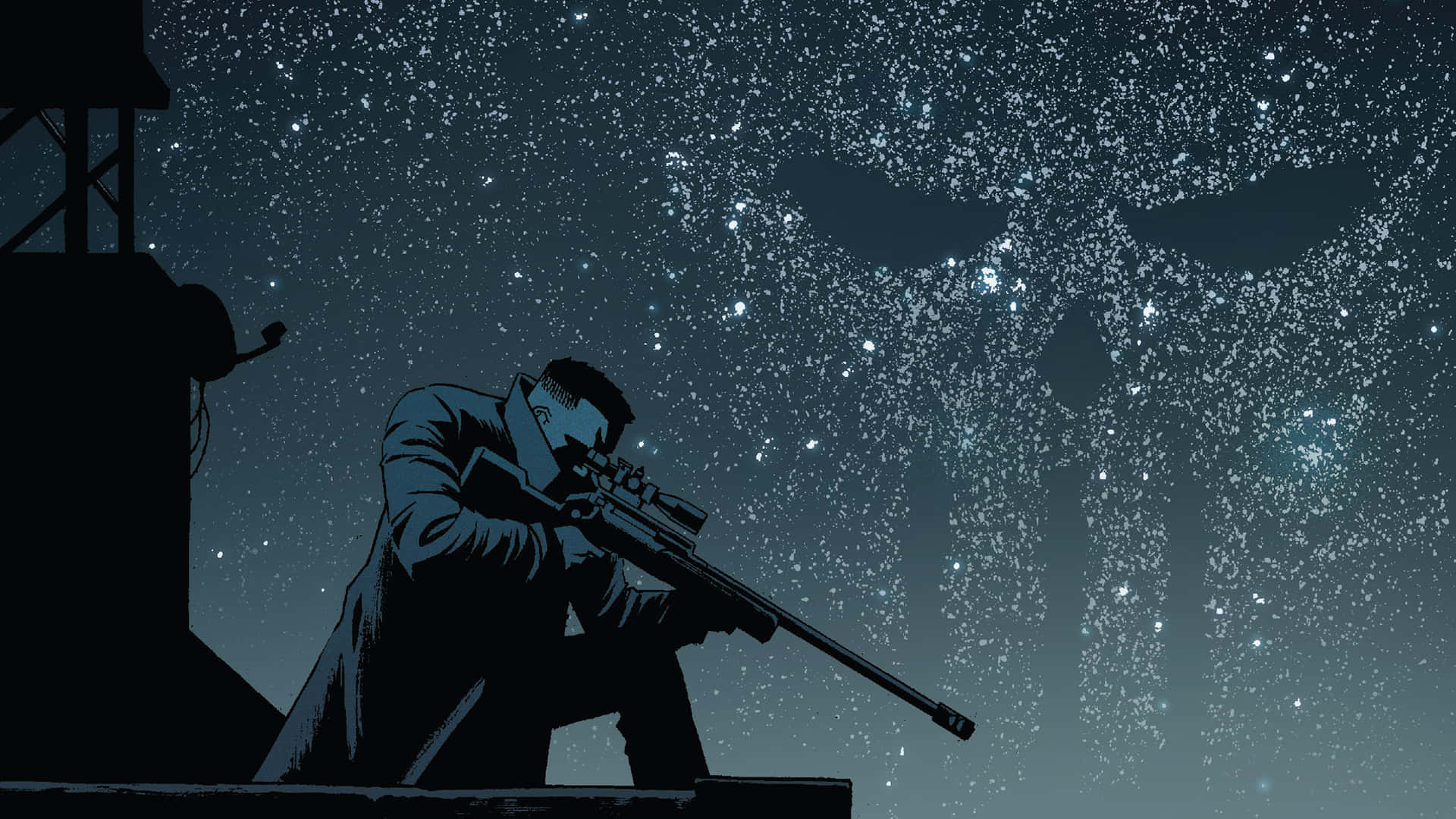Punisher Logo Star Desktop