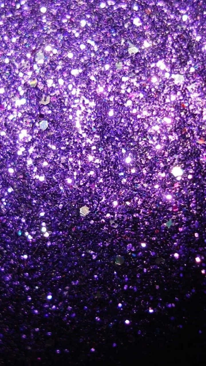 Purple Glitter Galaxy