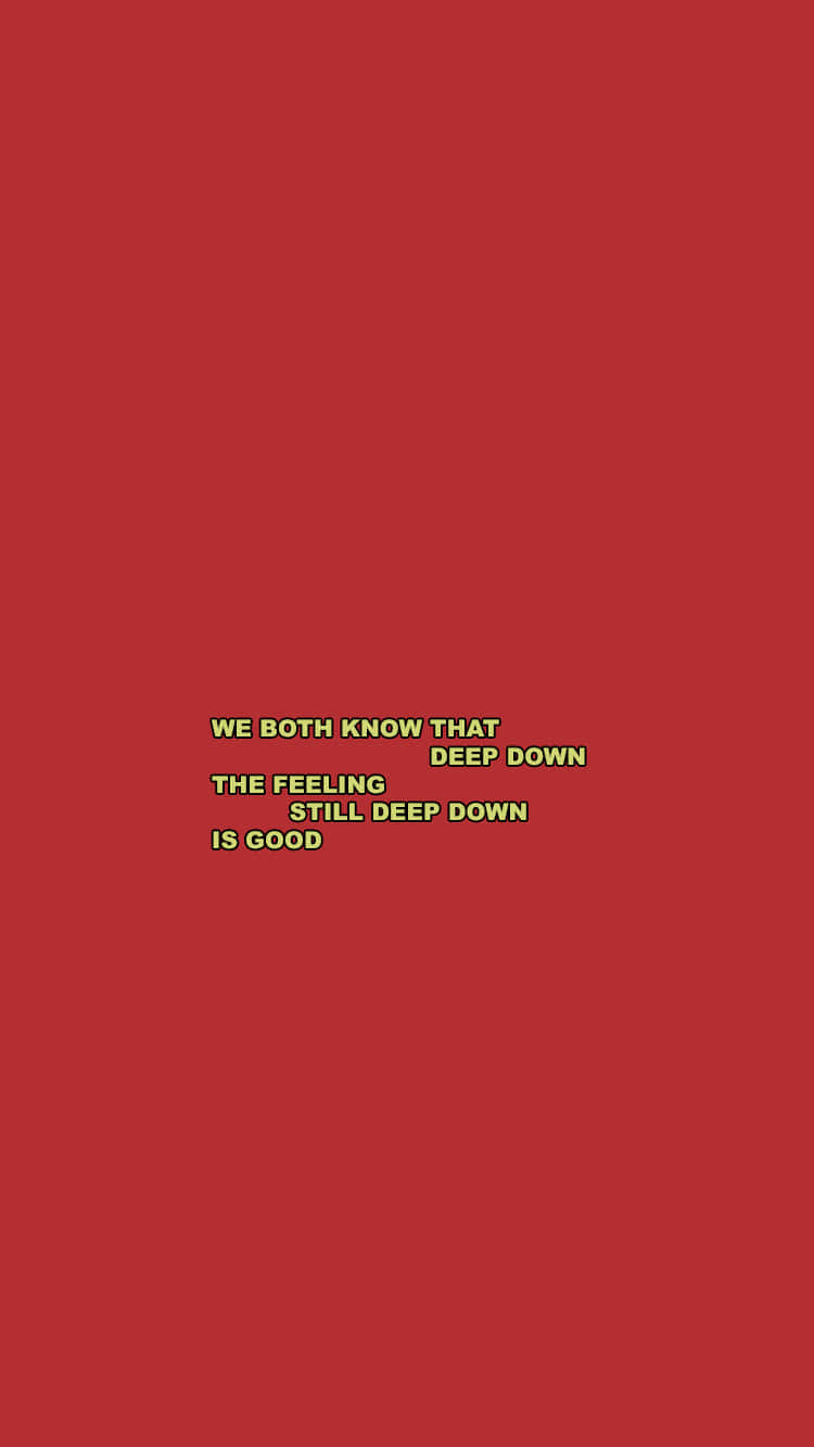 Red Aesthetic Tumblr The Feeling Deep Down