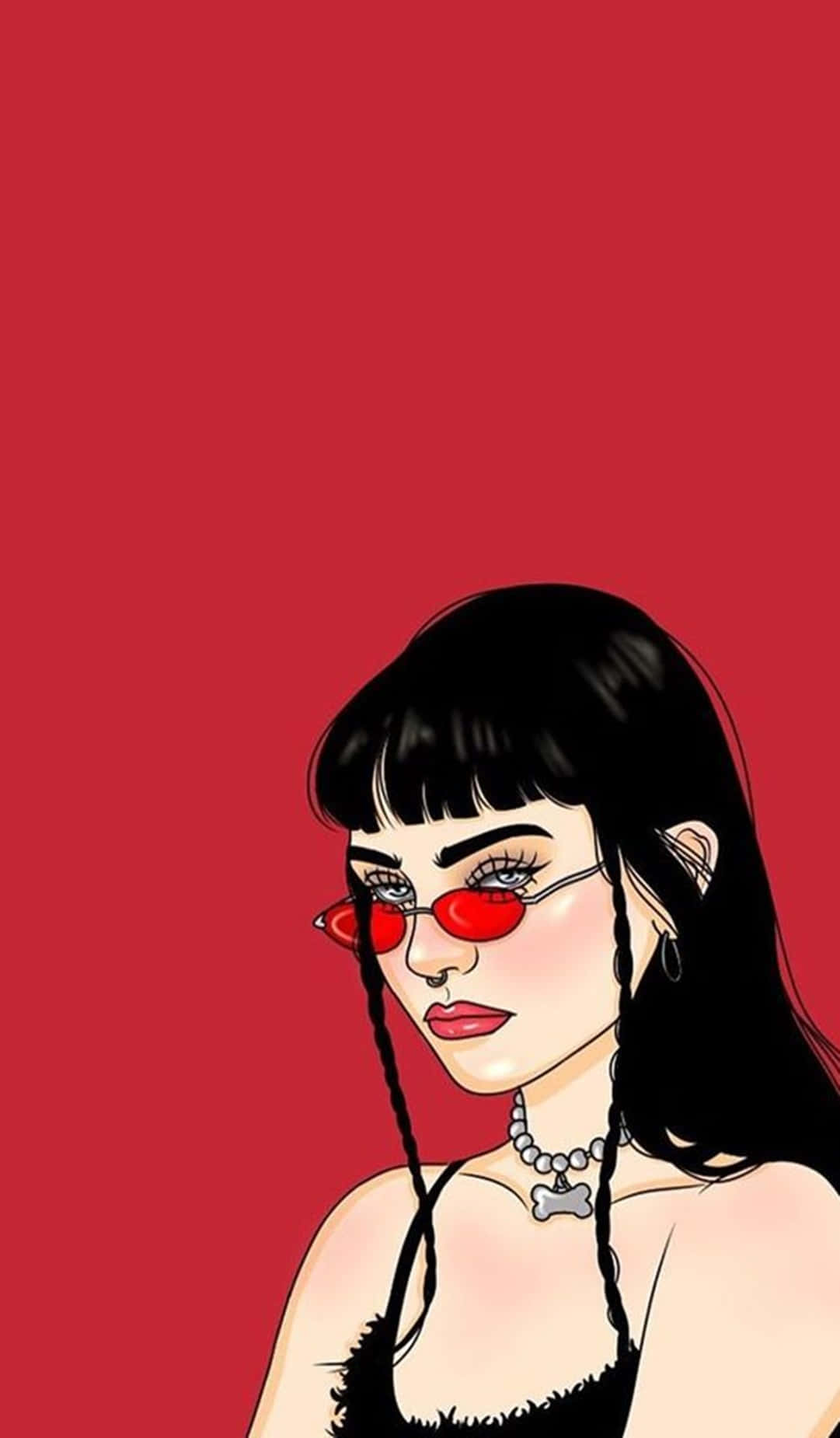 Red Baddie Girl
