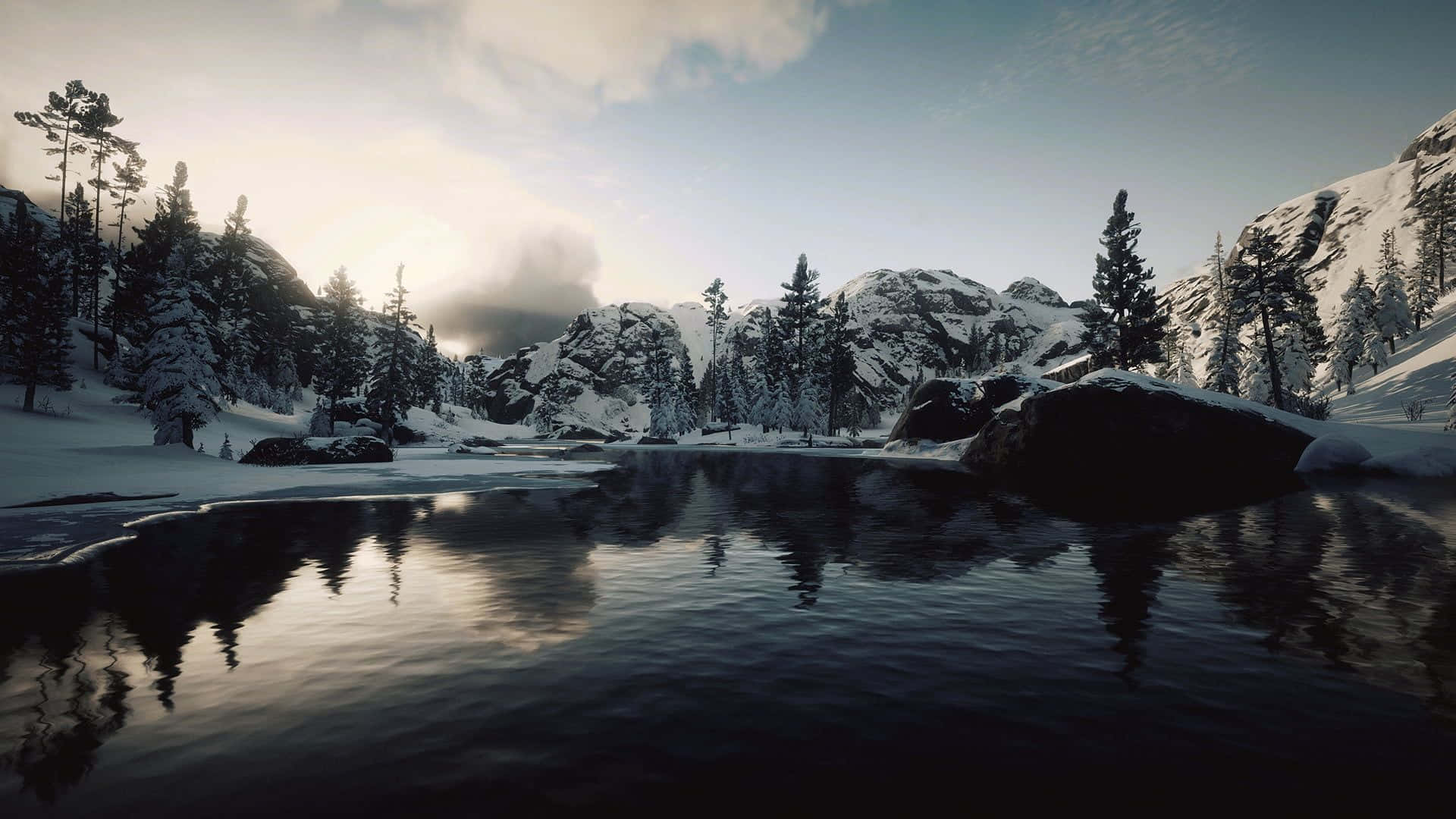 Red Dead Redemption2_ Winter Landscape