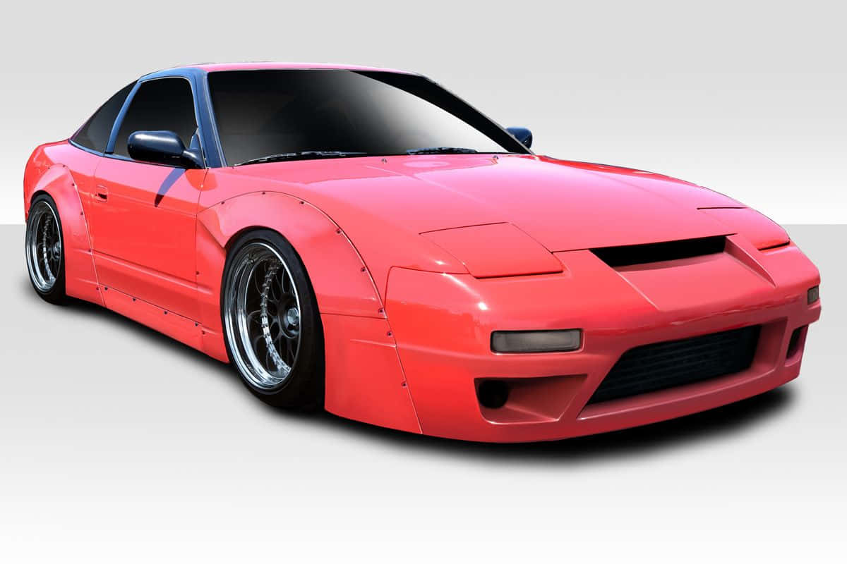 Red Nissan240sx Custom Bodykit