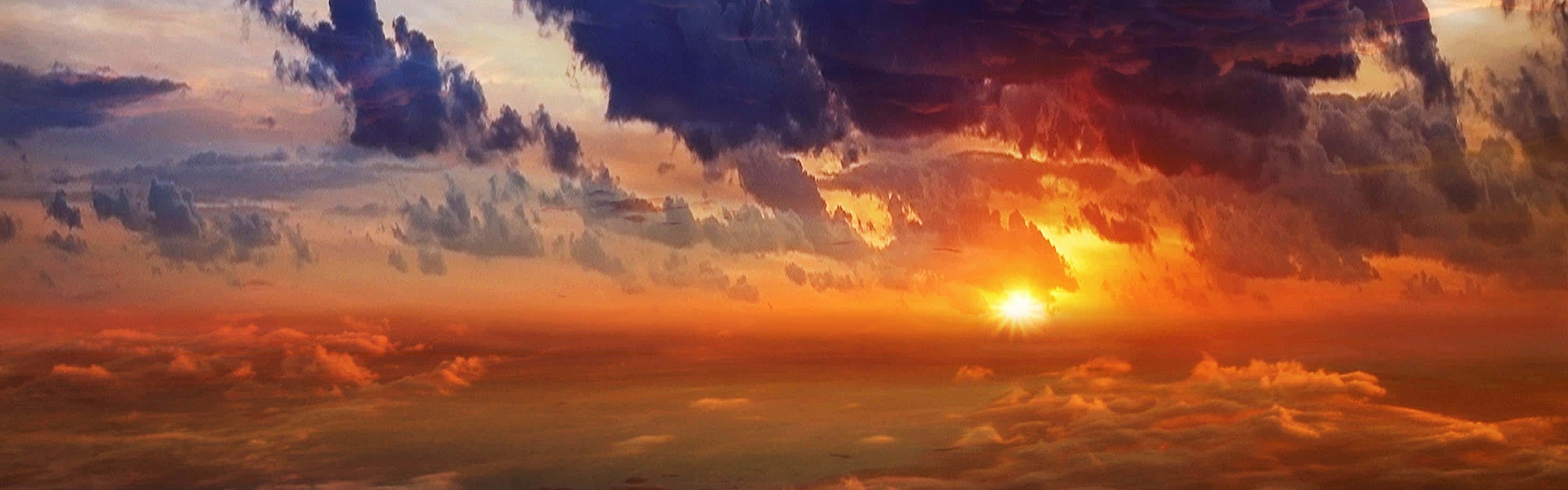 Reflected Skyline Of A Bustling City