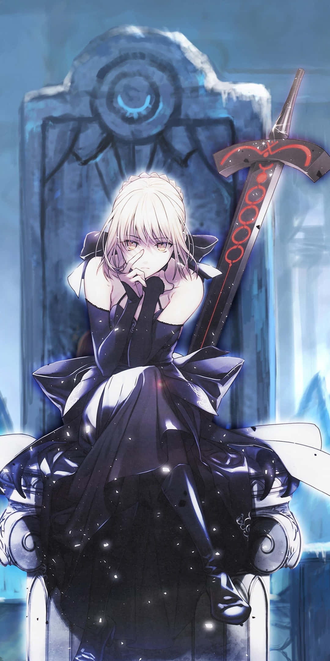 Saber Alter Fate Stay Night On Throne
