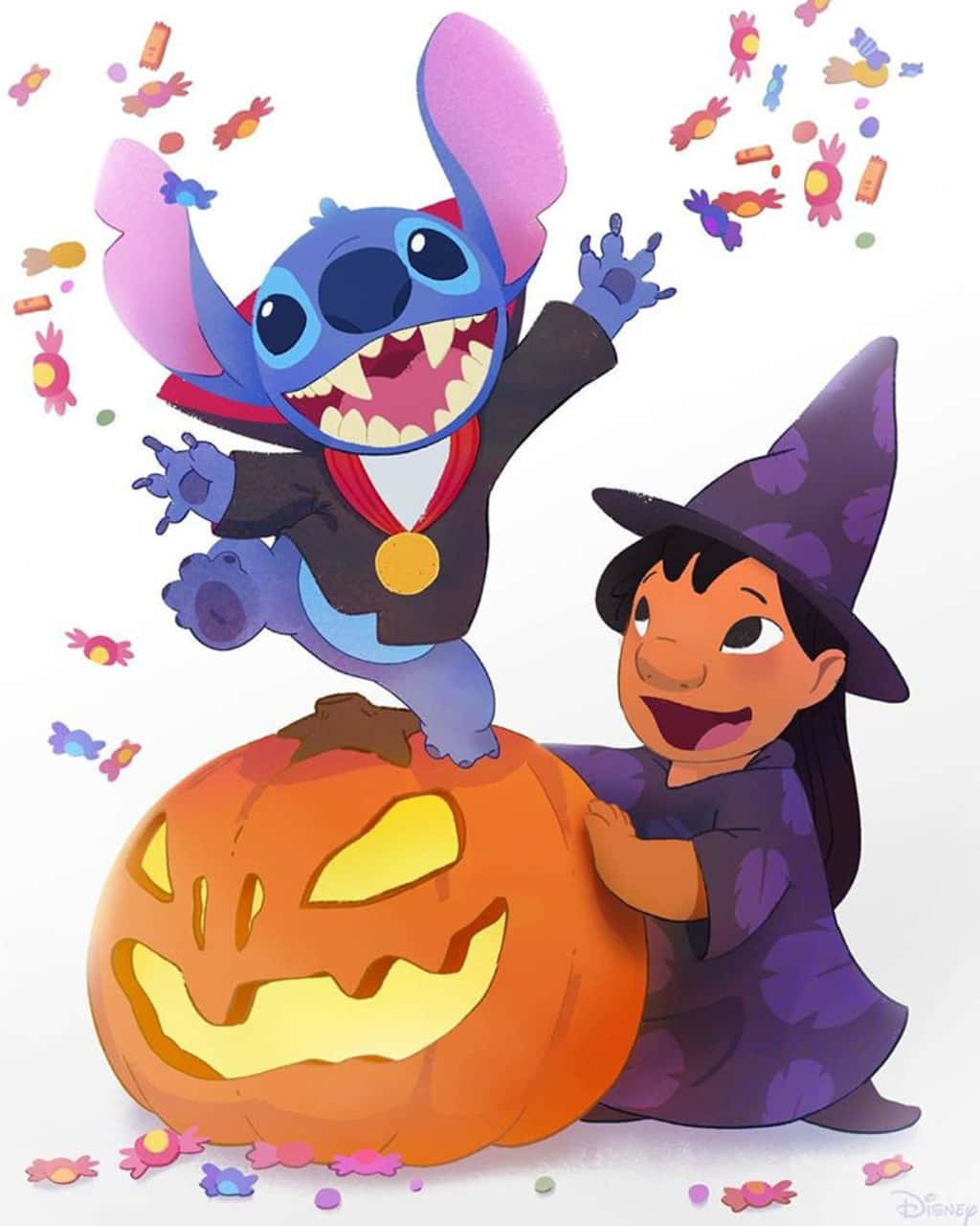 Spooky And Adorable: Lilo And Stitch Embrace The Spirit Of Halloween