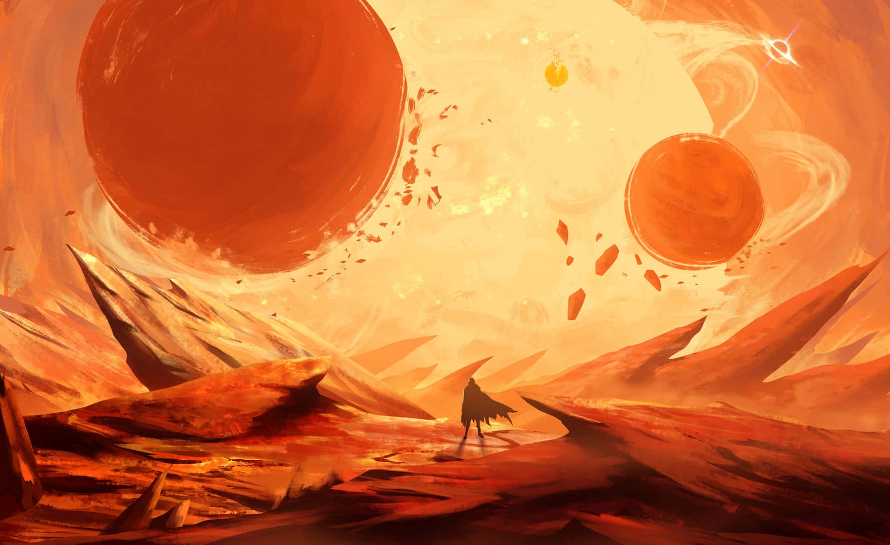 Star Wars Visions Desolate Planet Landscape