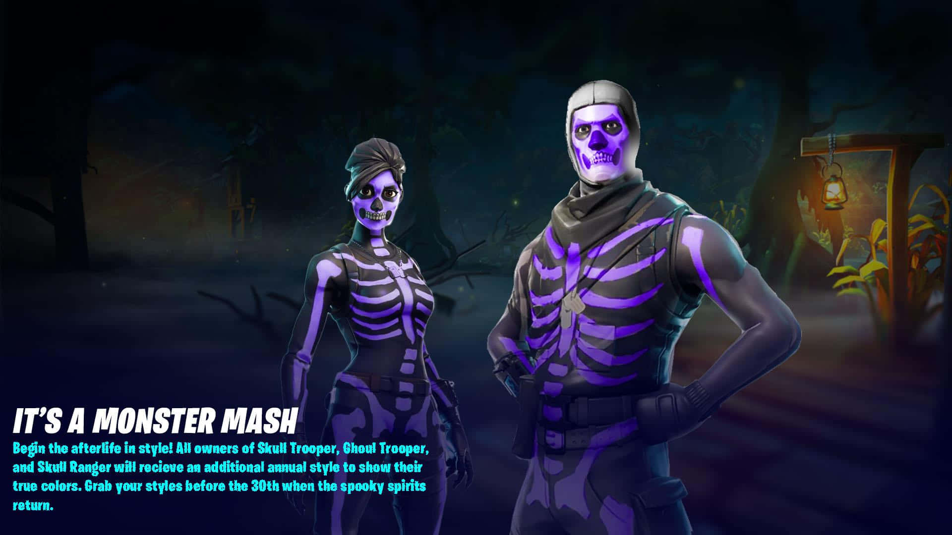 Step Into The World Of The Supernatural With Purple Skull Trooper!