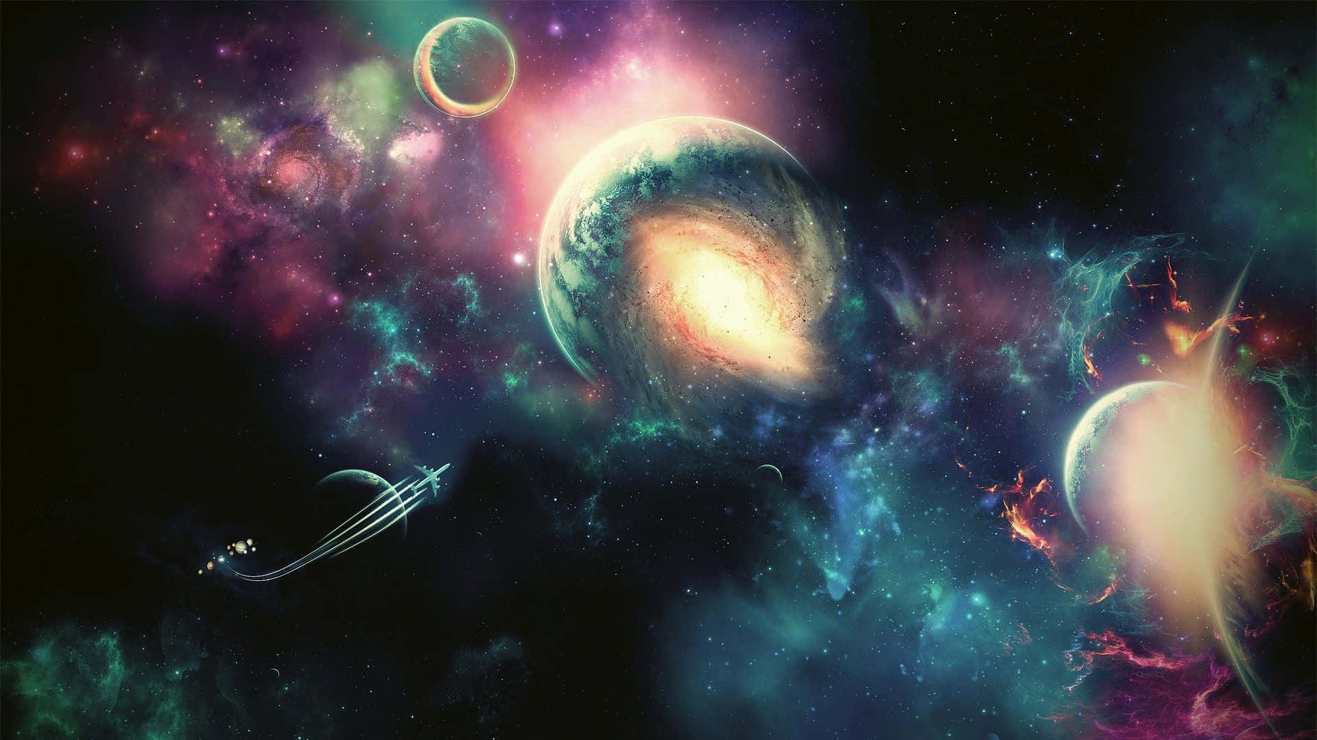 Take A Trip To Cartoon Space!