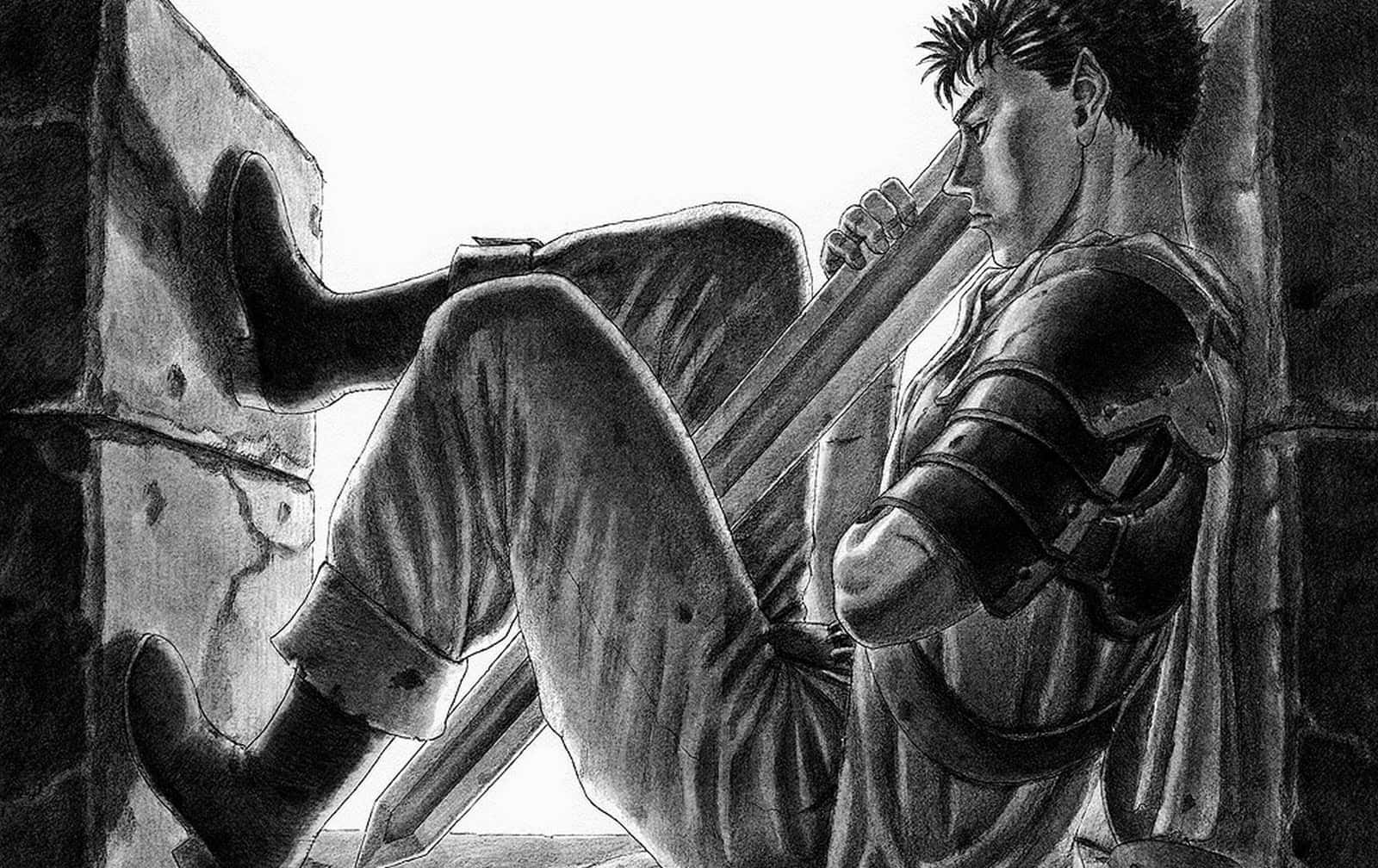 “the Ever-so Powerful Griffith And Guts From Berserk Manga”