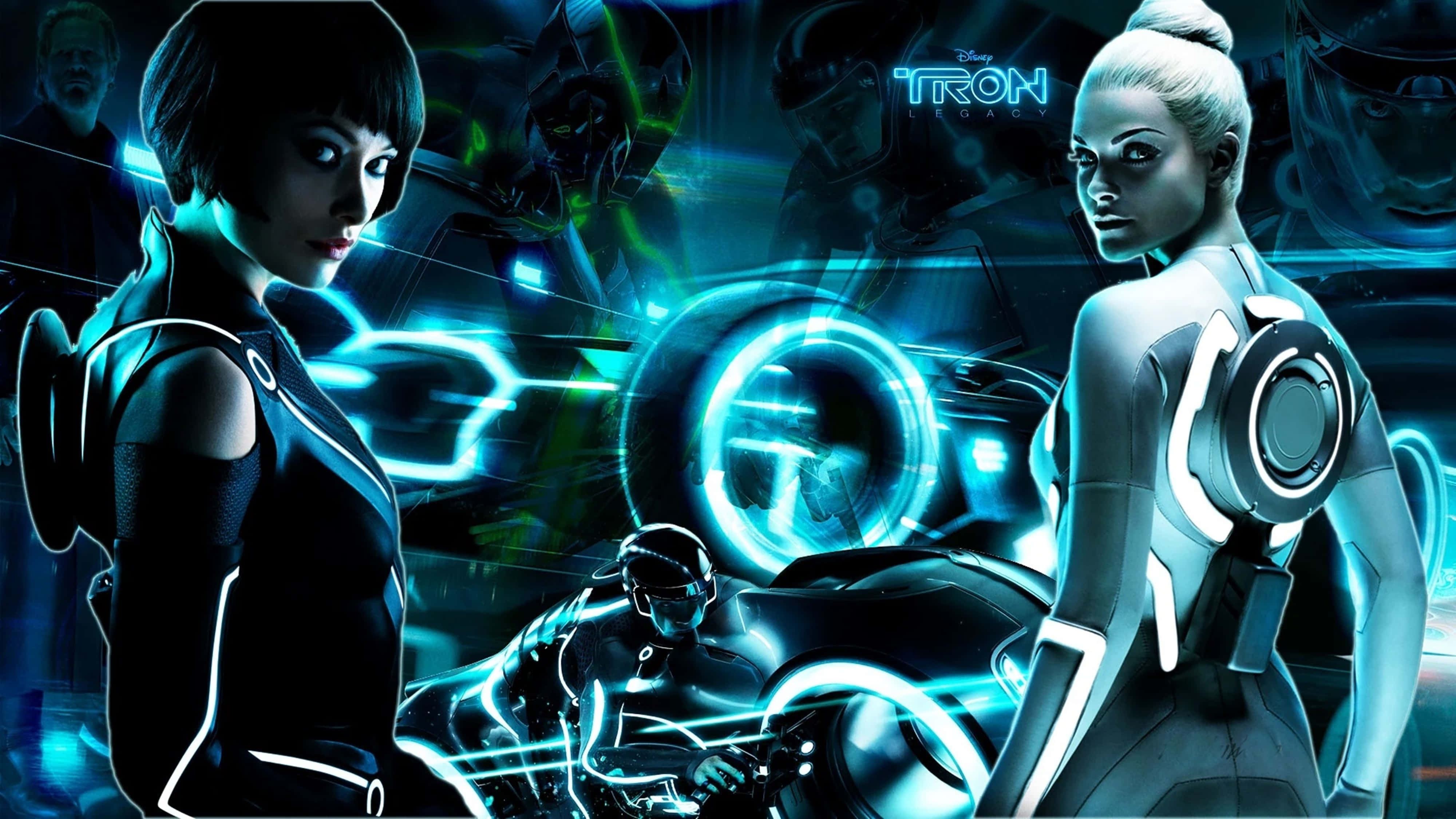 Tron: Legacy - Electrifying 4k Image