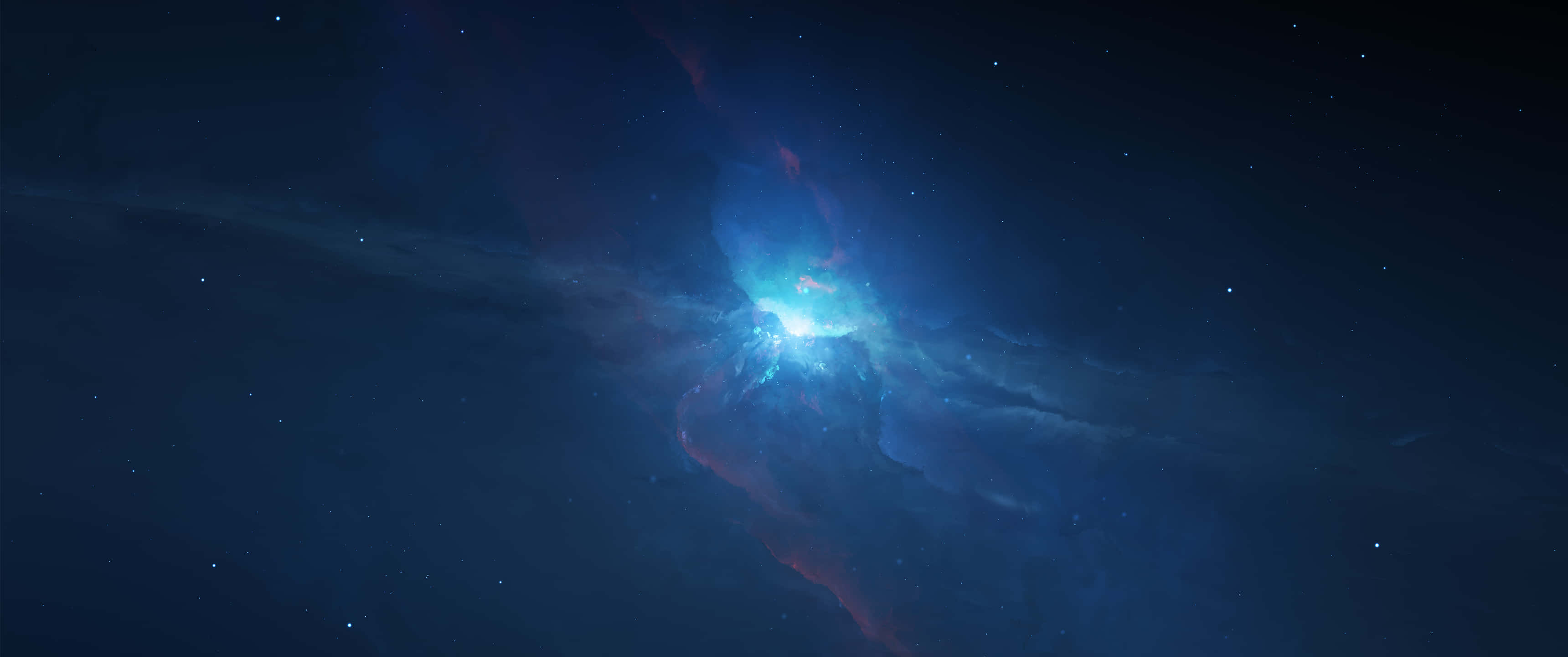 Ultra Wide 3440 X 1440 Blue Space