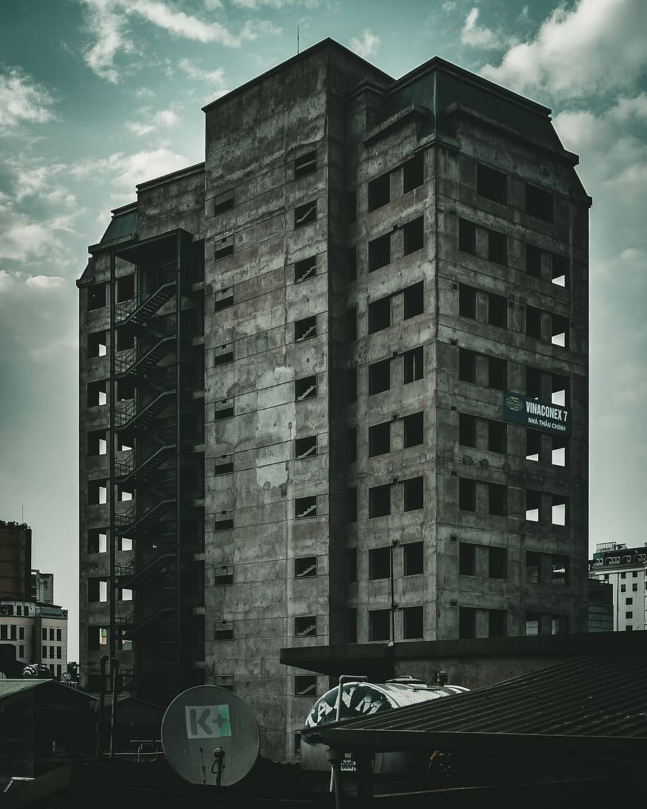 1080p Hd Abandoned Building Wallpaper