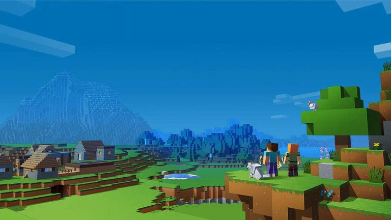 1280x720 Vast Minecraft Field Wallpaper