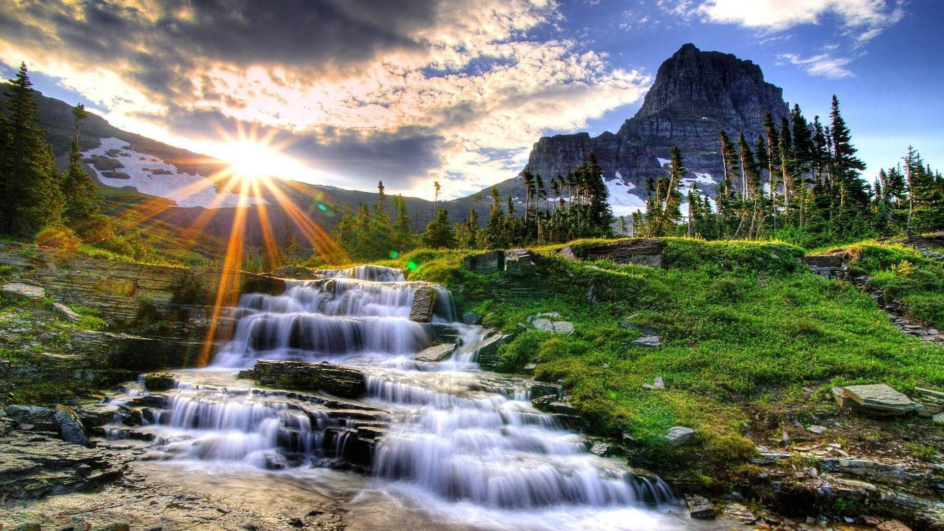 1920x1080 Full Hd Nature Waterfall Wallpaper