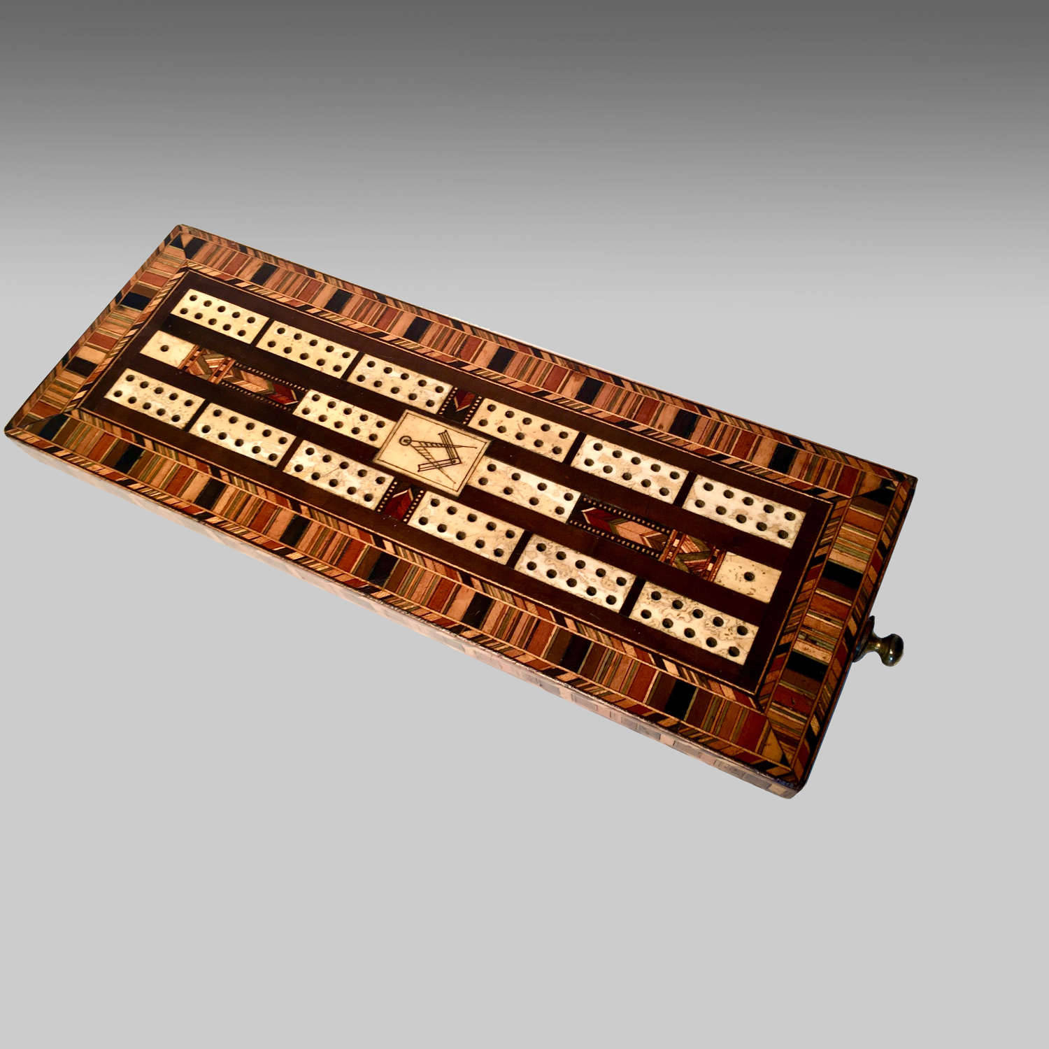 19th Century Cribbage Board Wallpaper