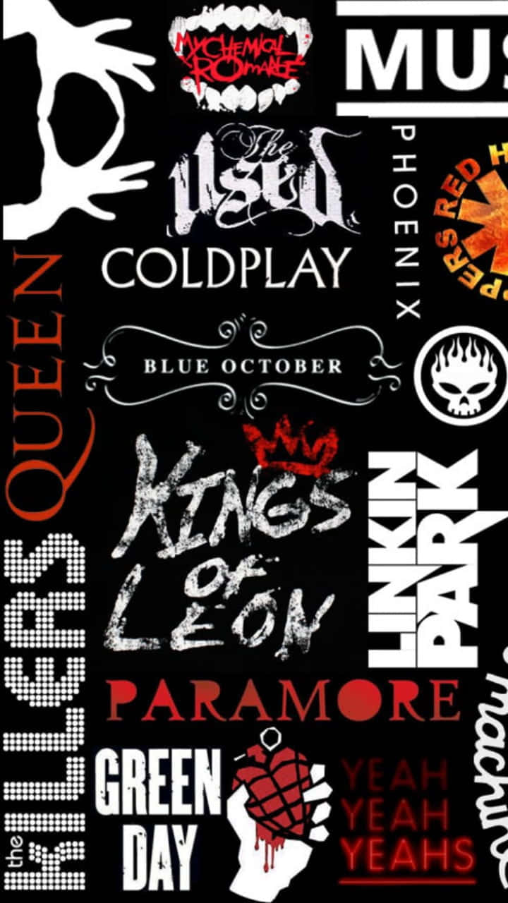 2000s Band Logos Wallpaper