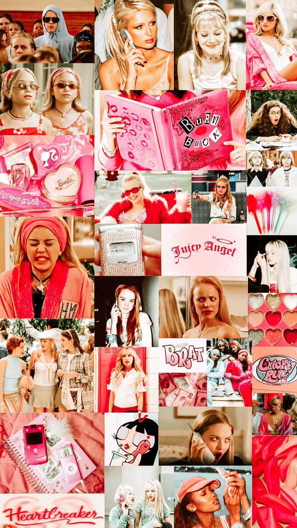 2000s Iconic Pink Women Wallpaper