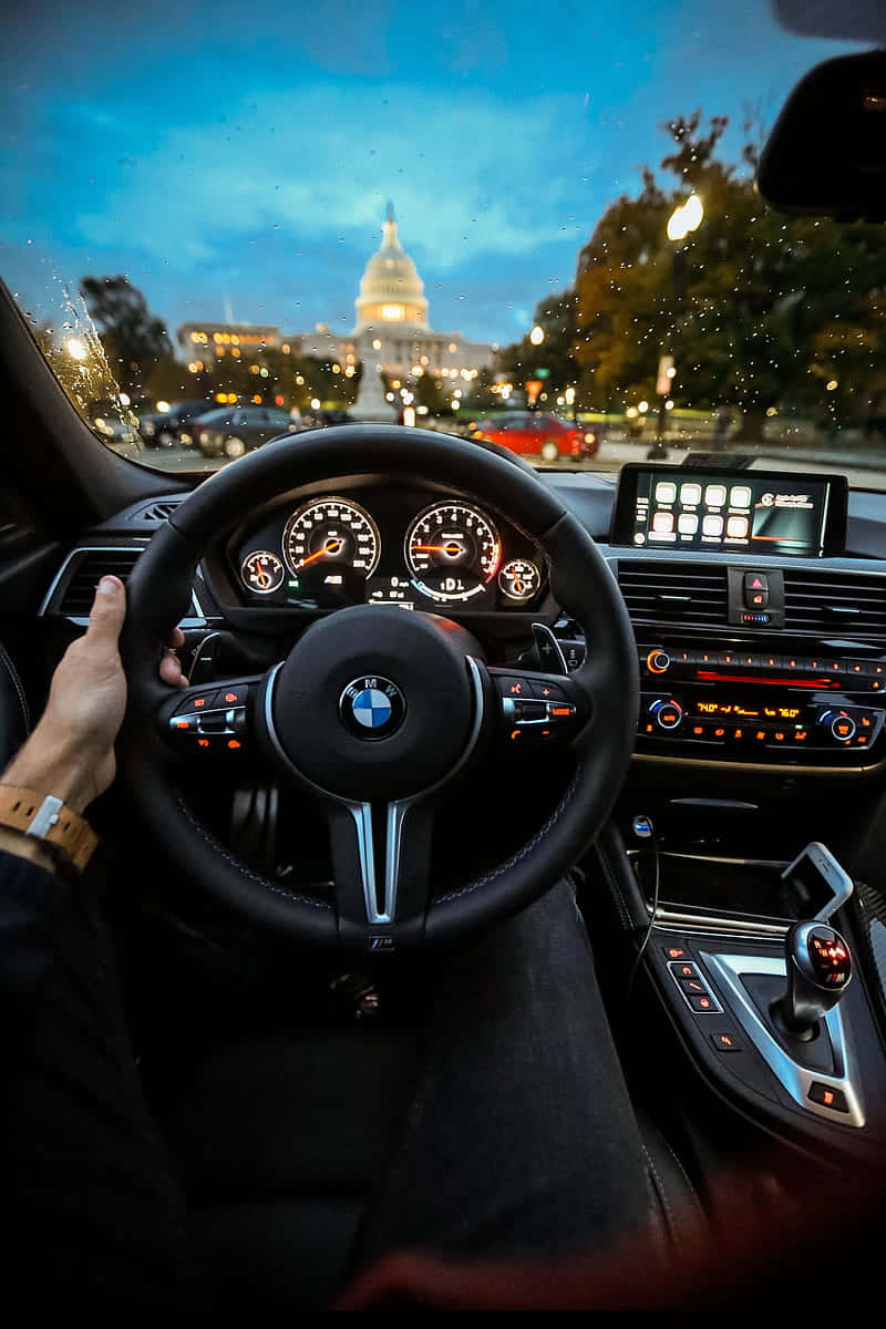 2014 Bmw Driver's Seat Car Interior Wallpaper