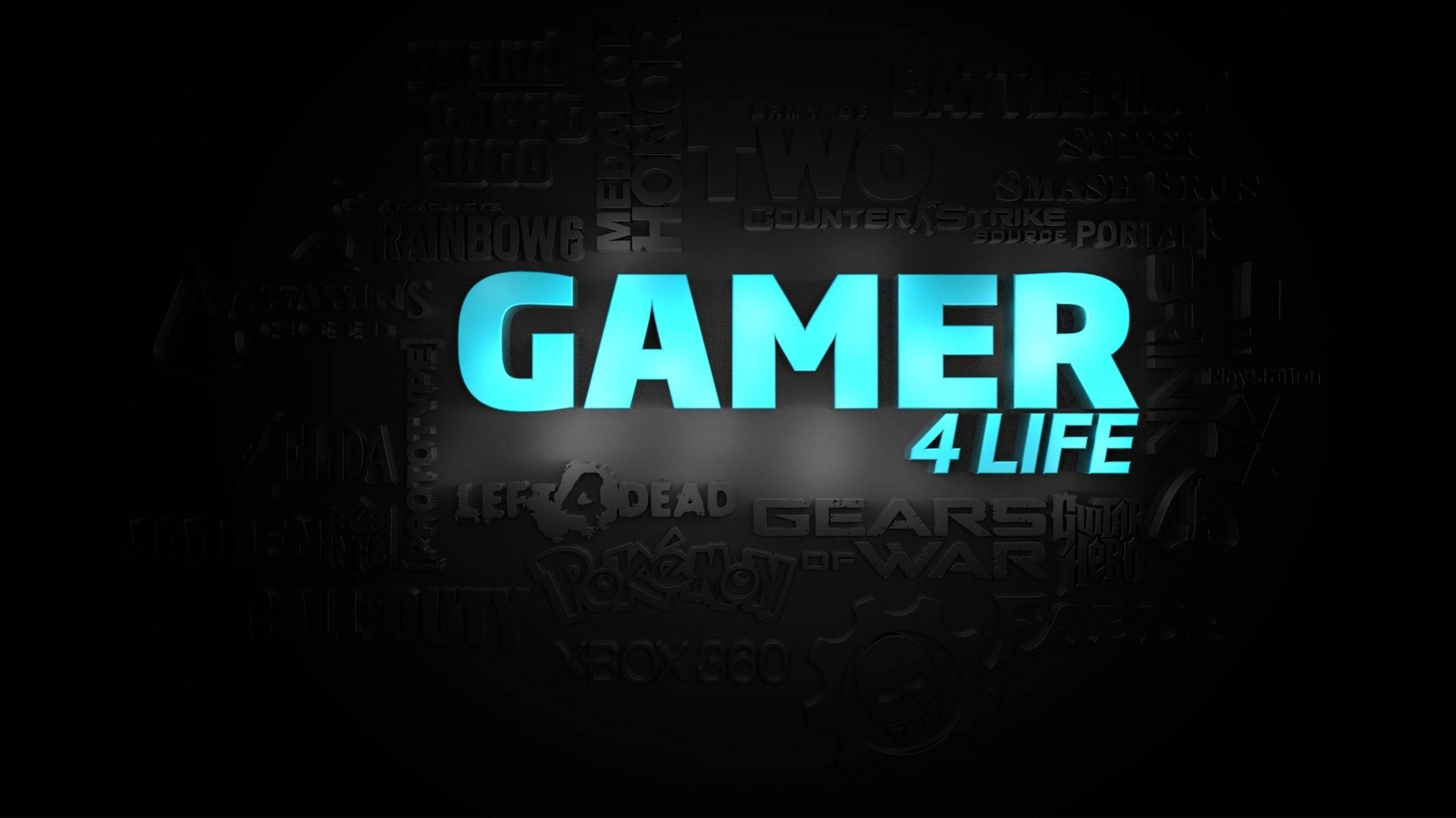 2560x1440 Gaming Gamer 4 Life Wallpaper