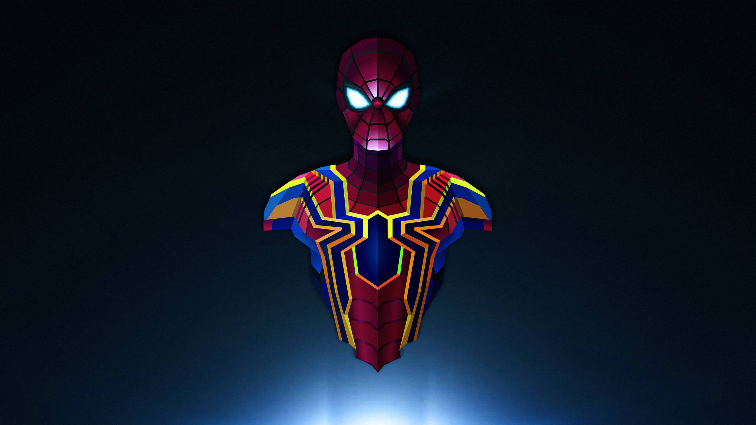 2560x1440 Marvel Spider-man Iron Spider Wallpaper