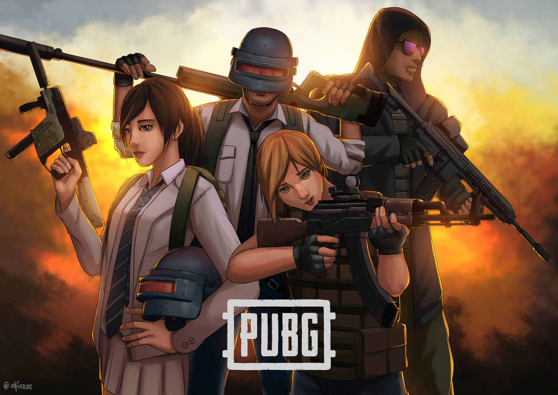 Download free 2560x1440 Pubg Anime Wallpaper - MrWallpaper.com