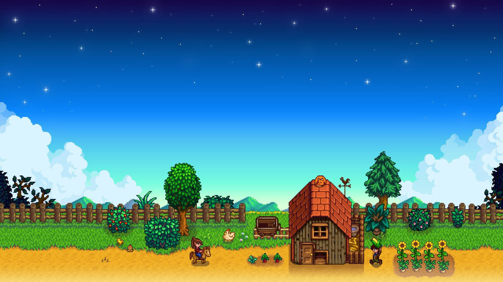 Download free 2d Farm Of Stardew Valley Wallpaper - MrWallpaper.com