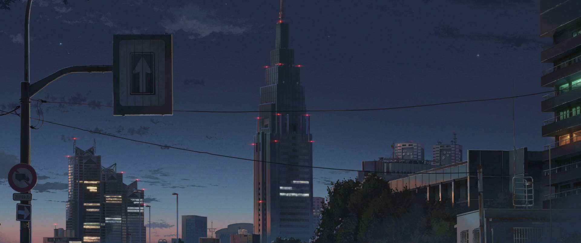 Download free 3440x1440 City Kimi No Nawa Anime Wallpaper - MrWallpaper.com